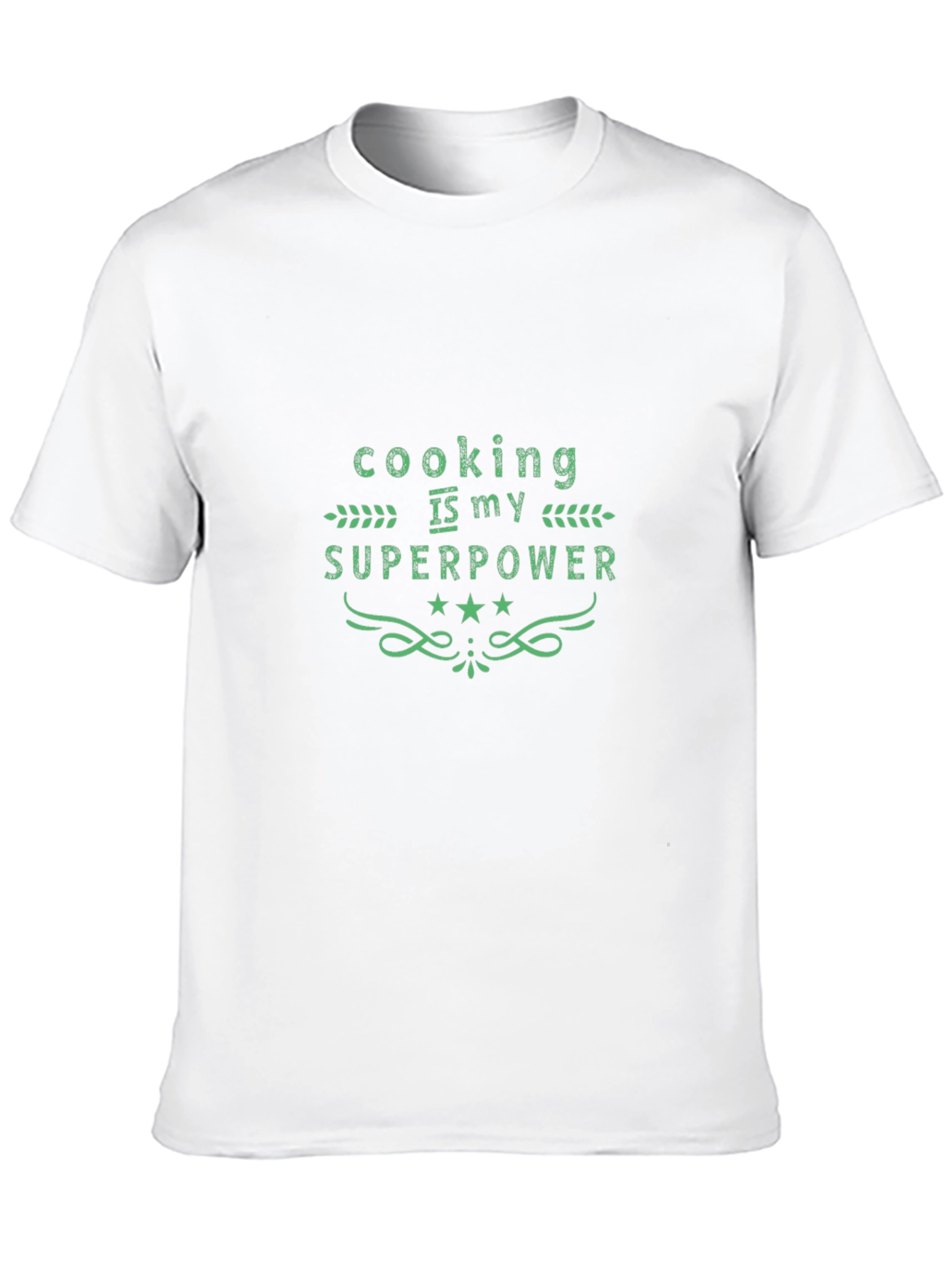 Cooking is my Superpower Black T-Shirt