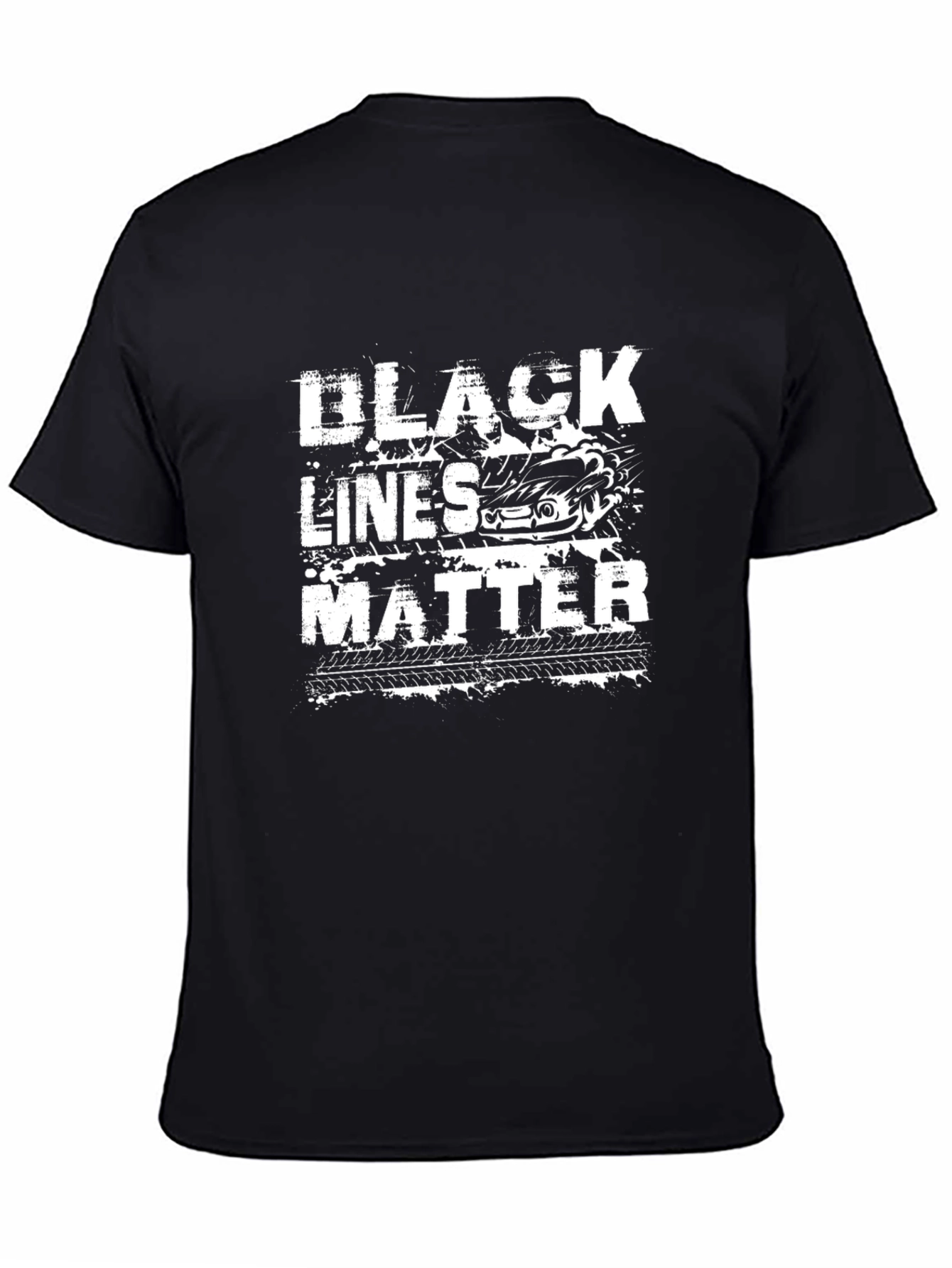 Black Lines Matter Graphic T-Shirt
