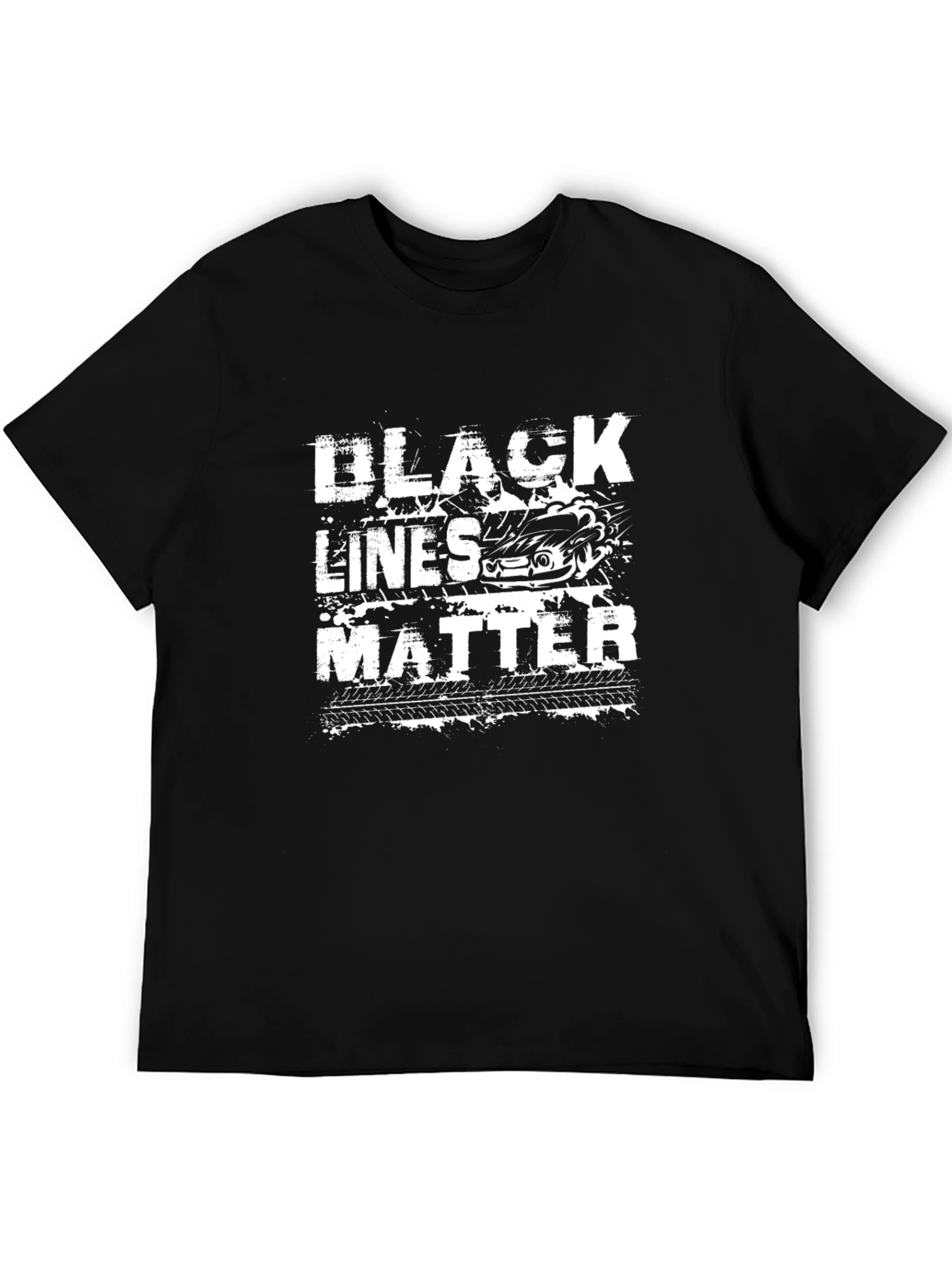 Black Lines Matter Graphic T-Shirt