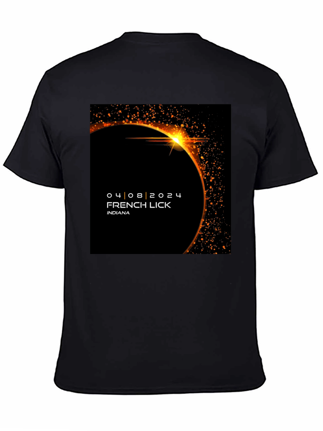 Total Solar Eclipse 2024 T-Shirt French Lick Indiana