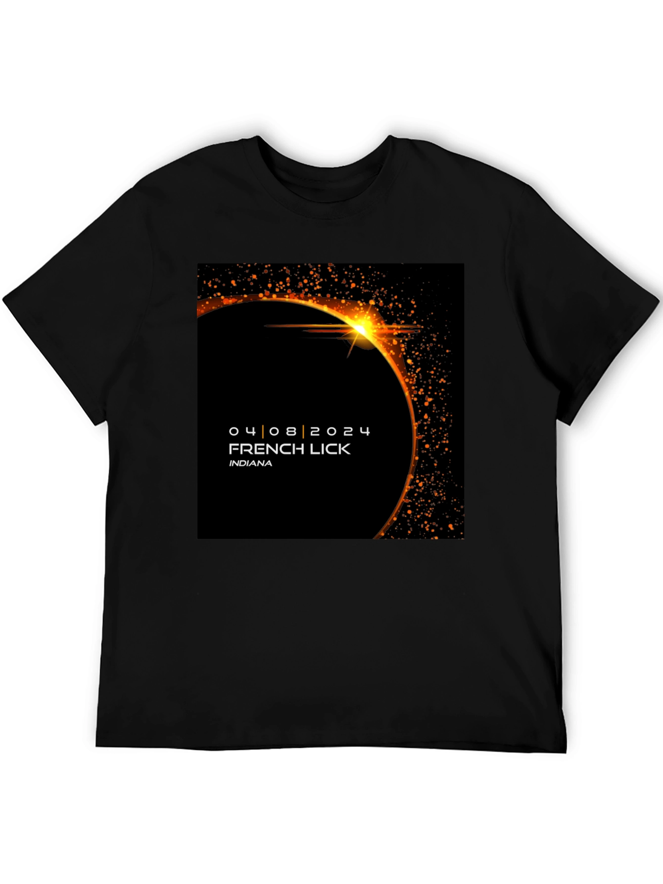Total Solar Eclipse 2024 T-Shirt French Lick Indiana