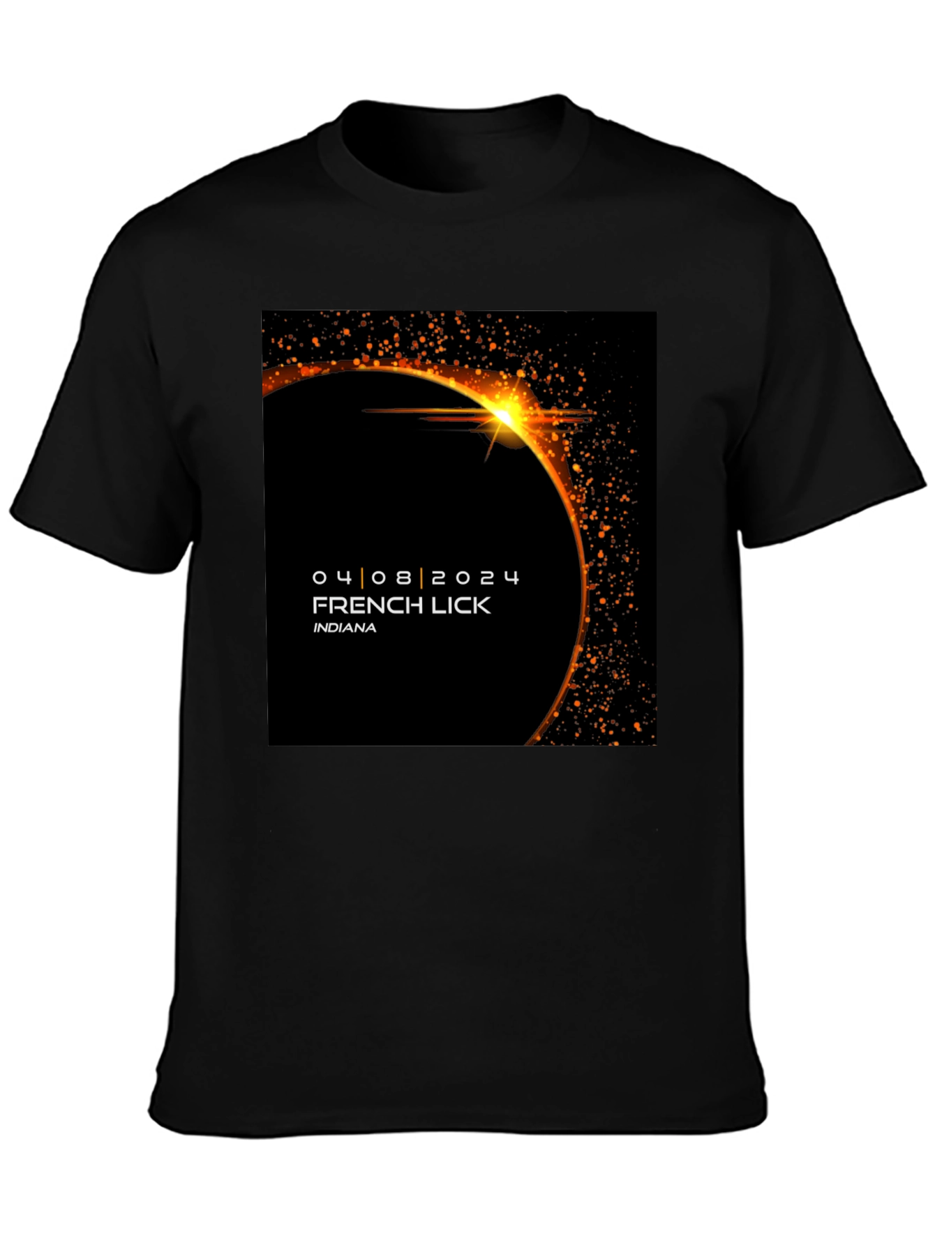 Total Solar Eclipse 2024 T-Shirt French Lick Indiana