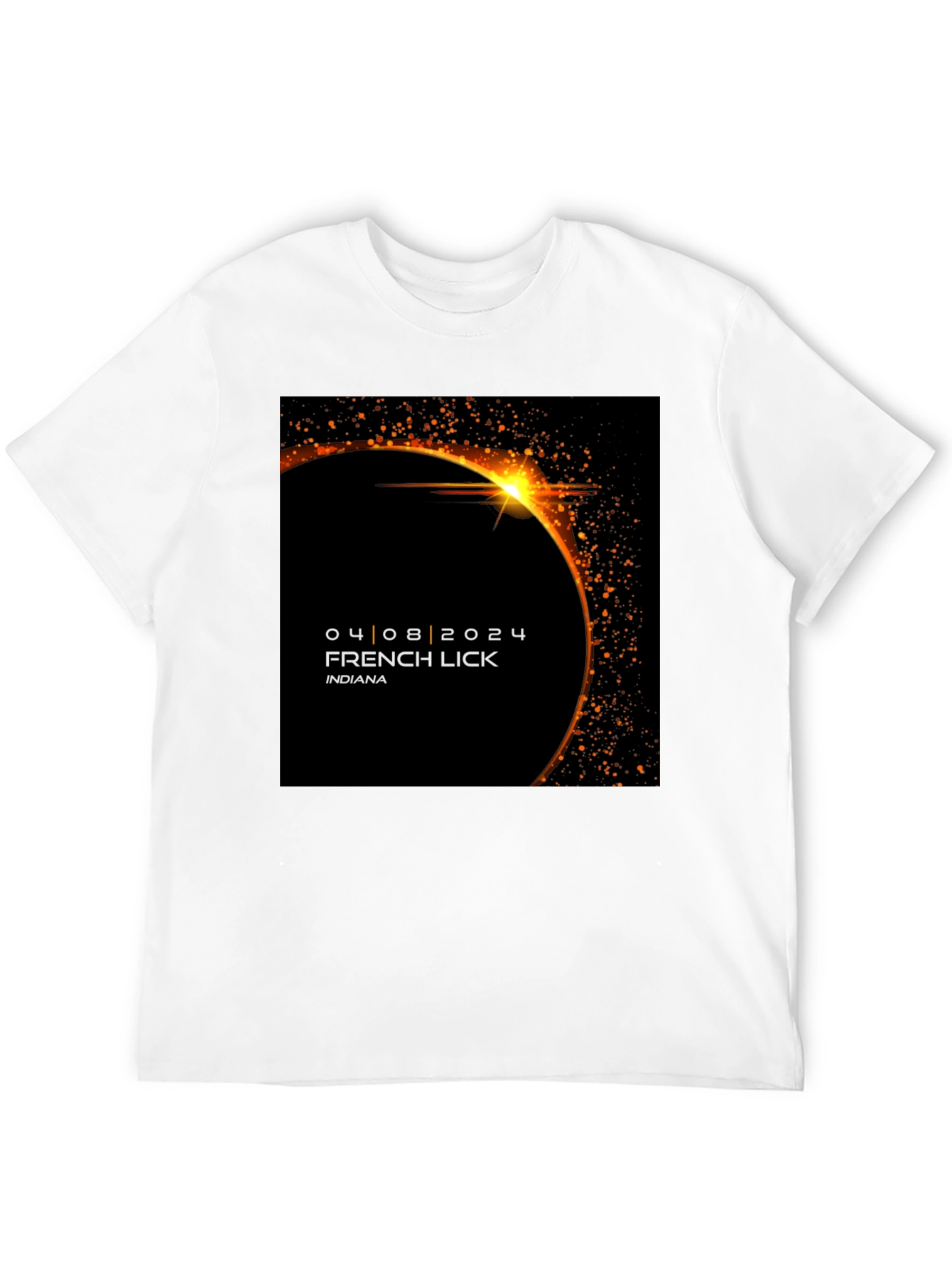 Total Solar Eclipse 2024 T-Shirt French Lick Indiana
