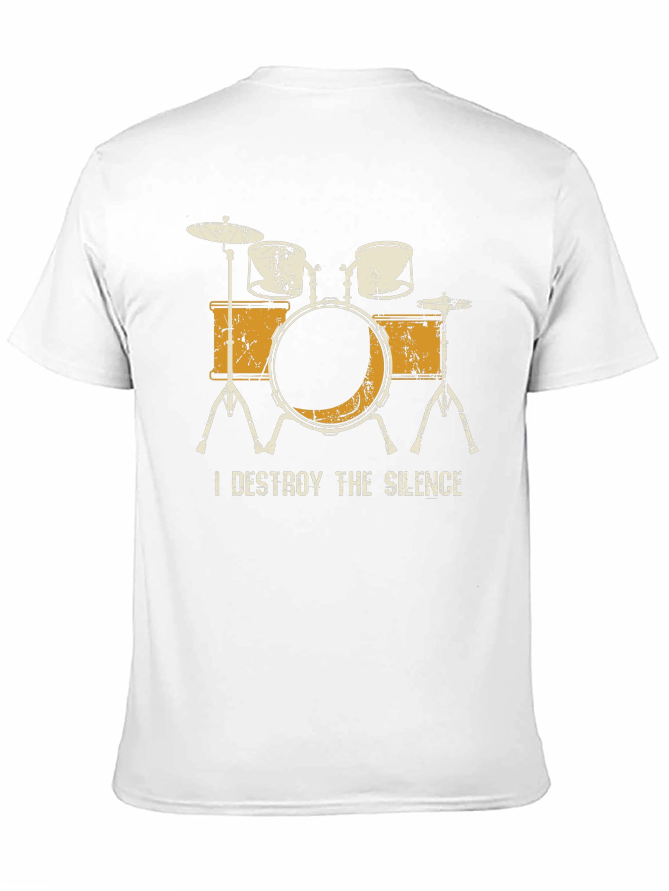 I Destroy The Silence Drum Set Graphic Tee