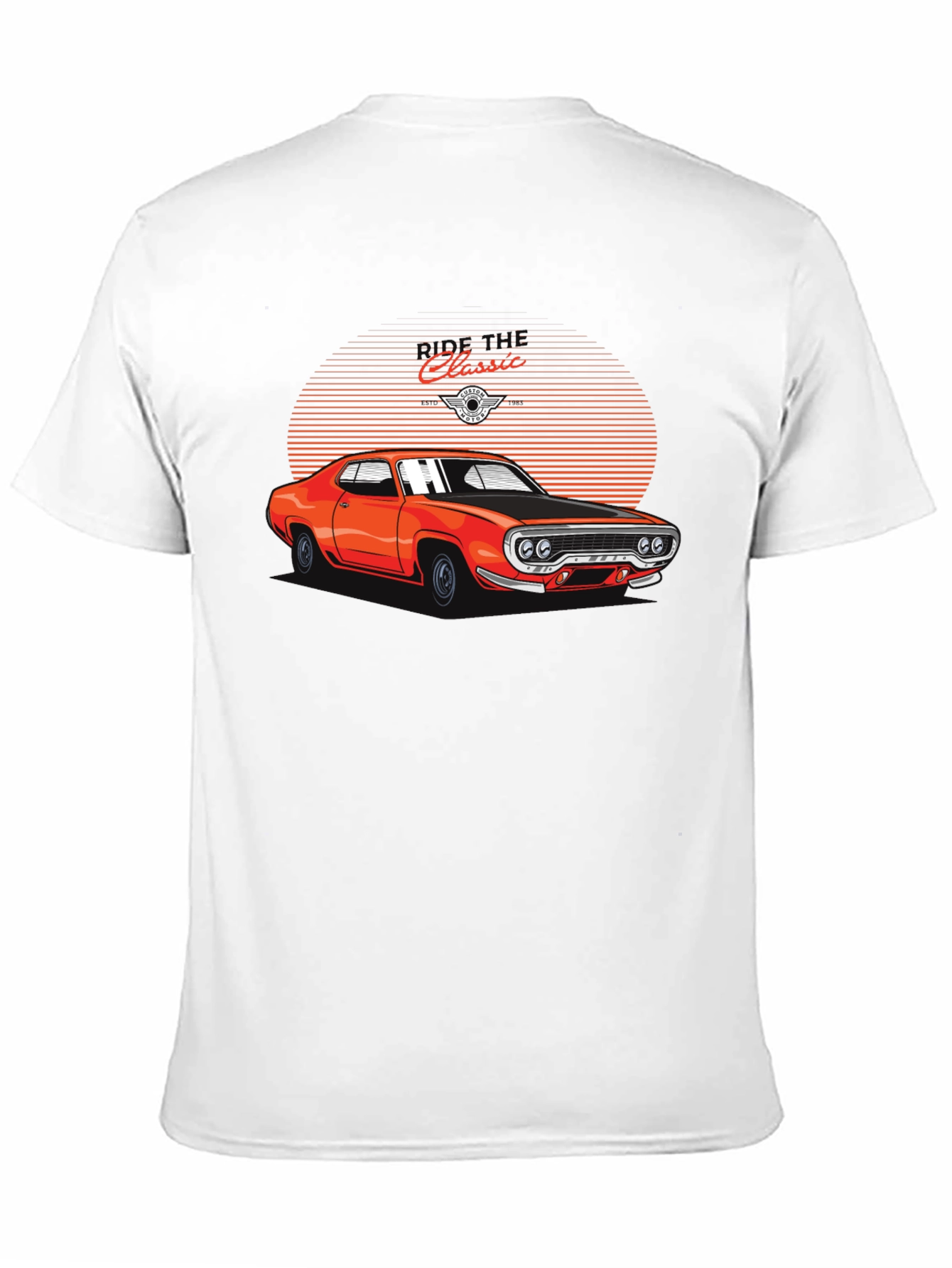 Classic Car Graphic Tee - Retro Automotive Shirt
