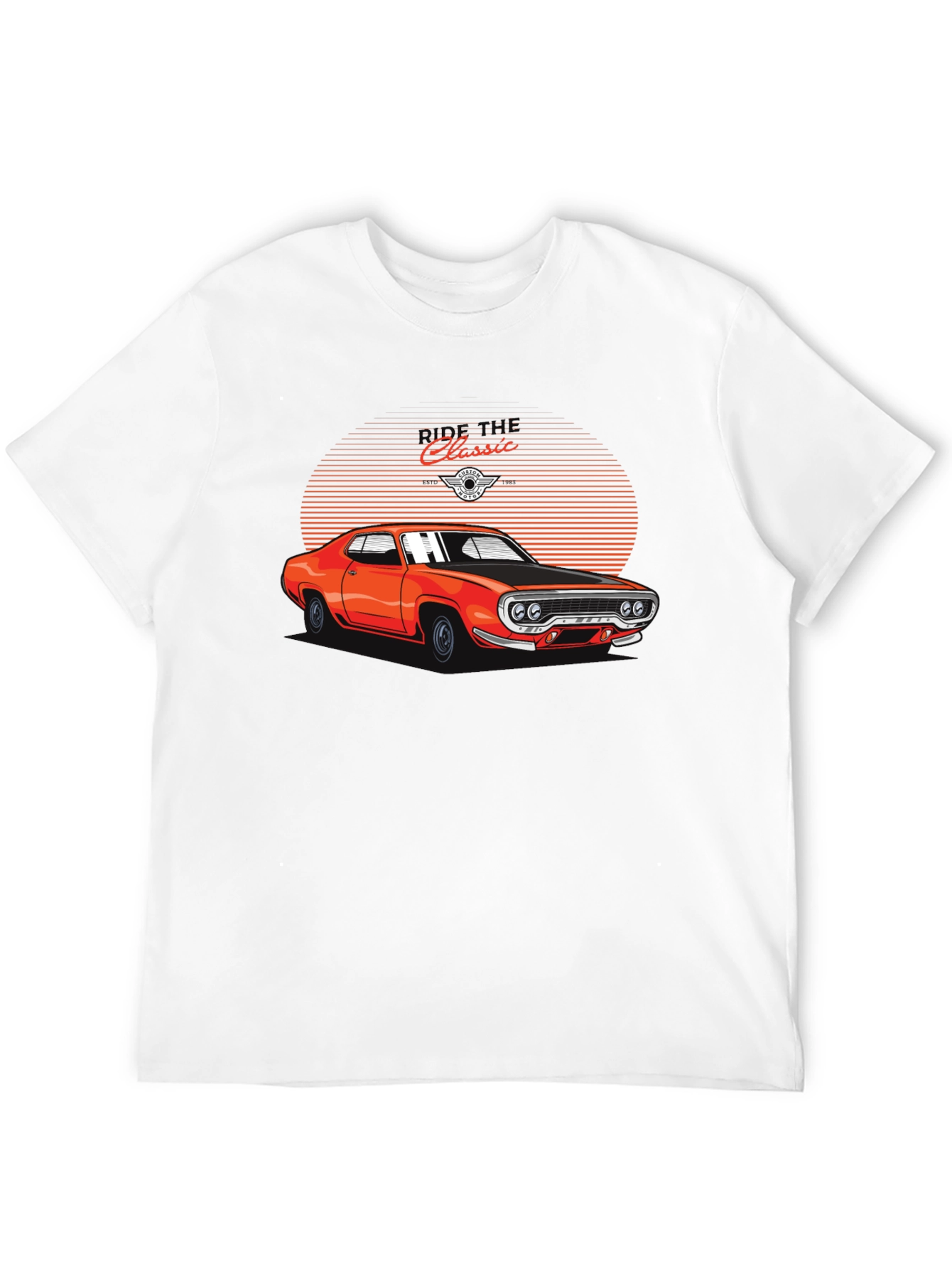 Classic Car Graphic Tee - Retro Automotive Shirt