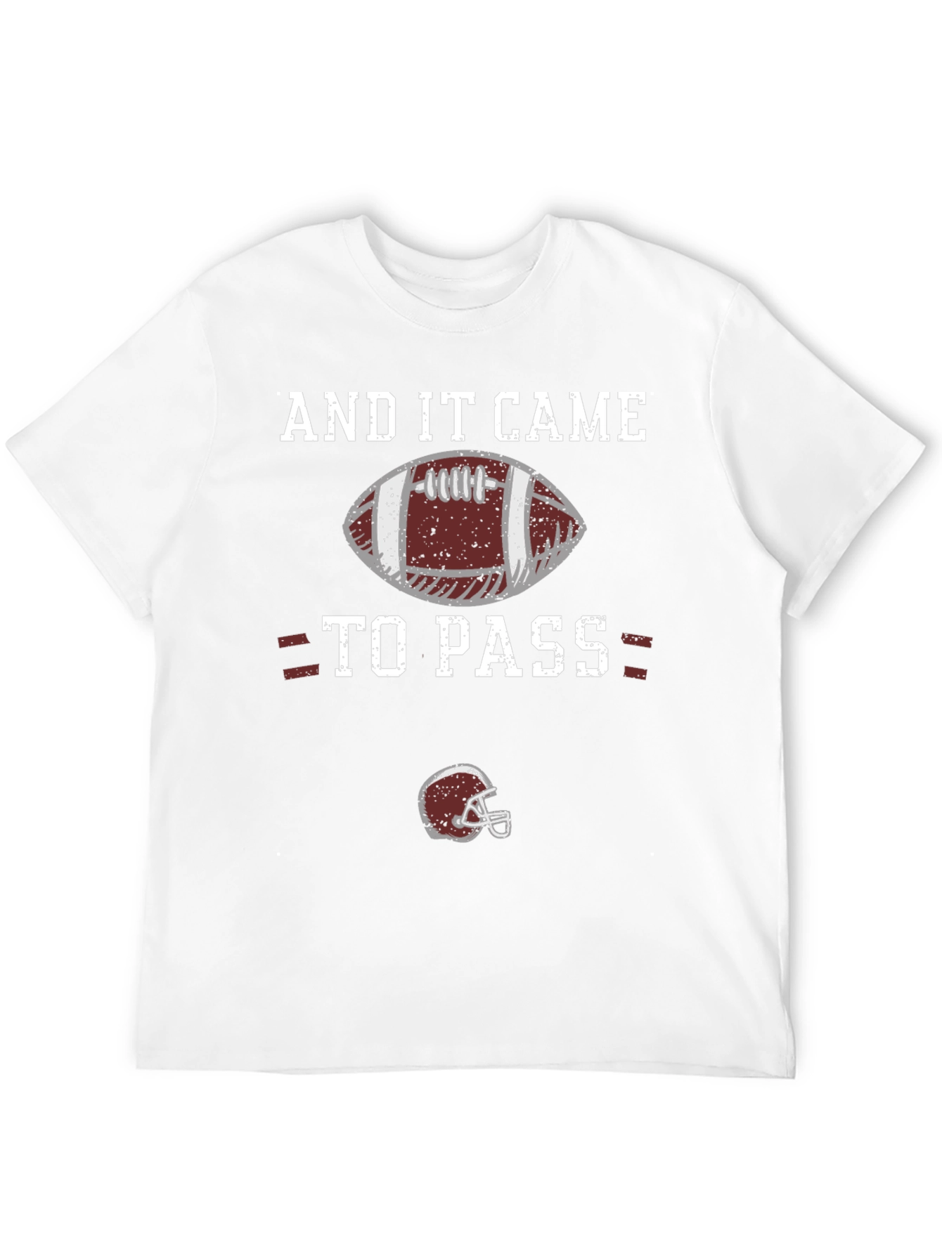 And It Came To Pass Football T-Shirt