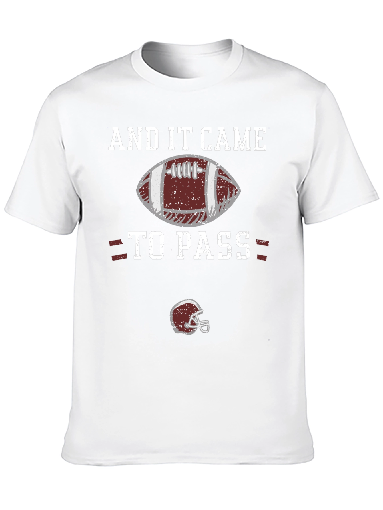 And It Came To Pass Football T-Shirt