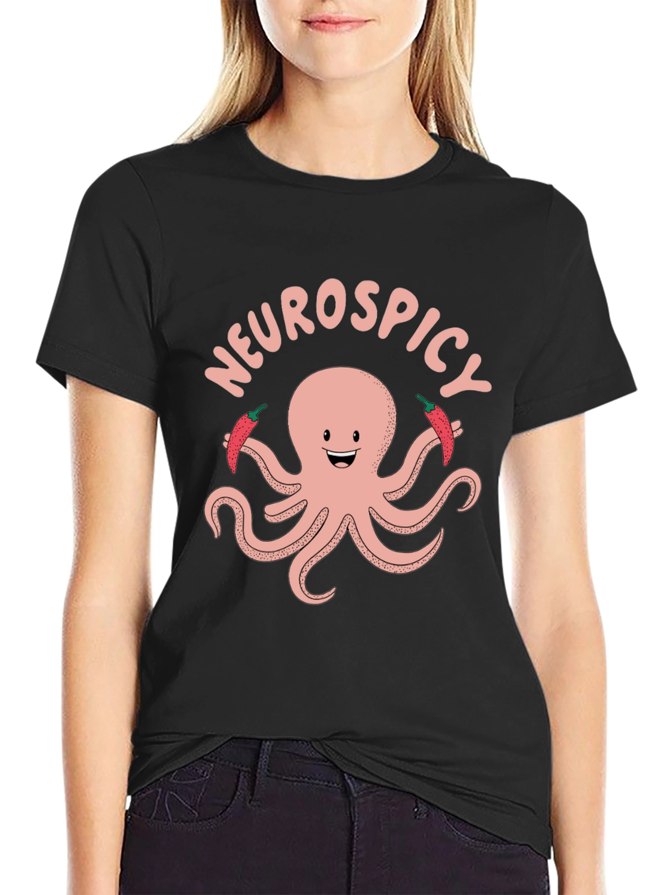 Neurospicy Octopus Graphic T-Shirt