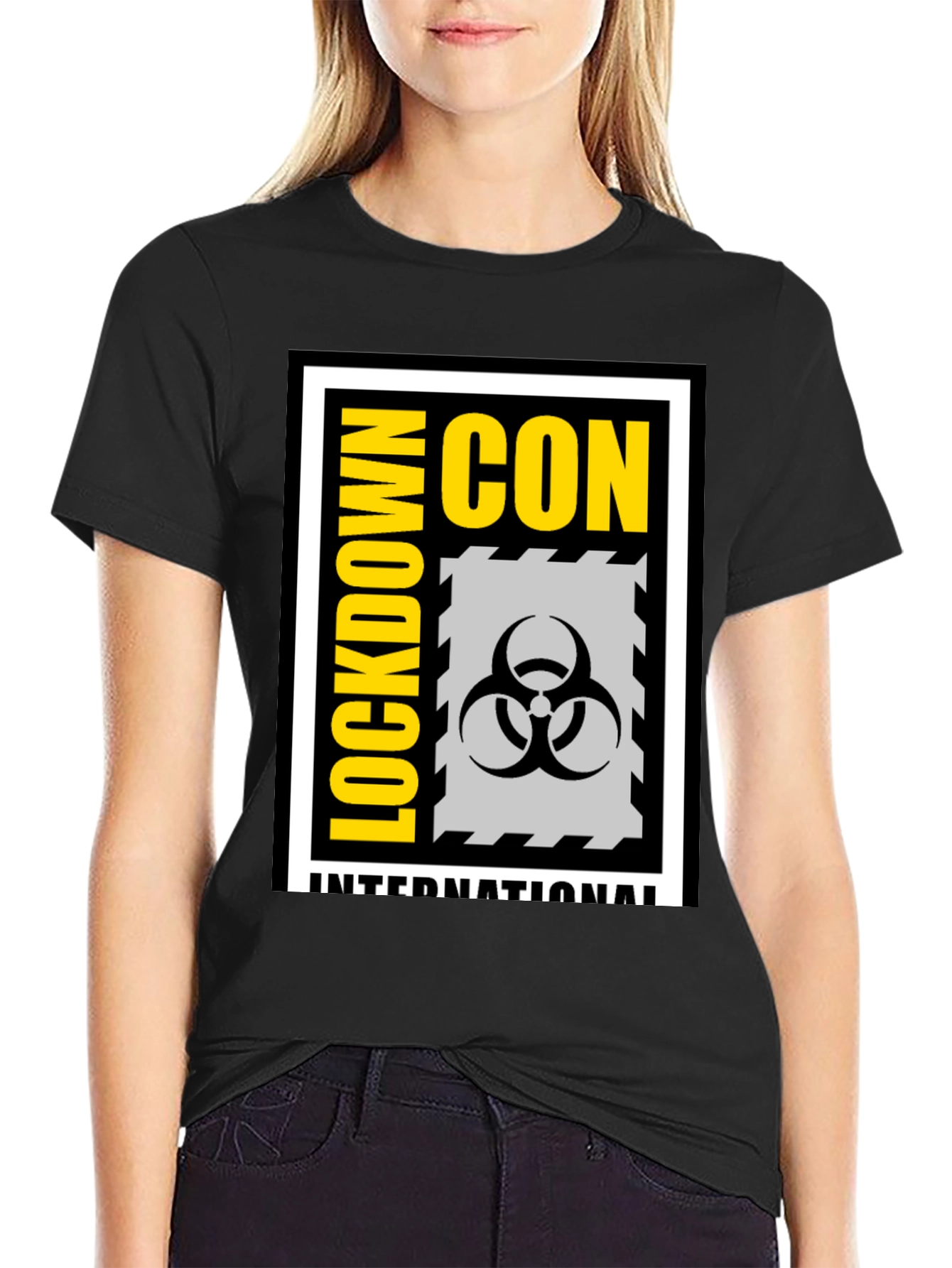 Lockdown Con International T-Shirt - Biohazard Design