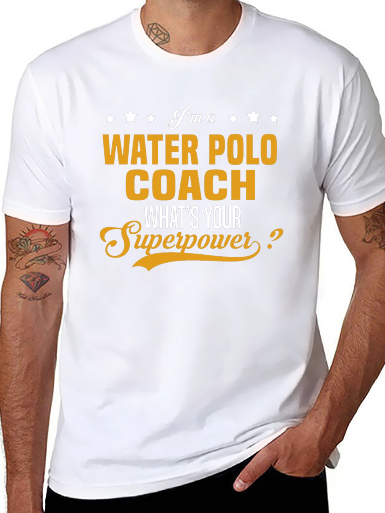 Water Polo Coach Superpower T-Shirt