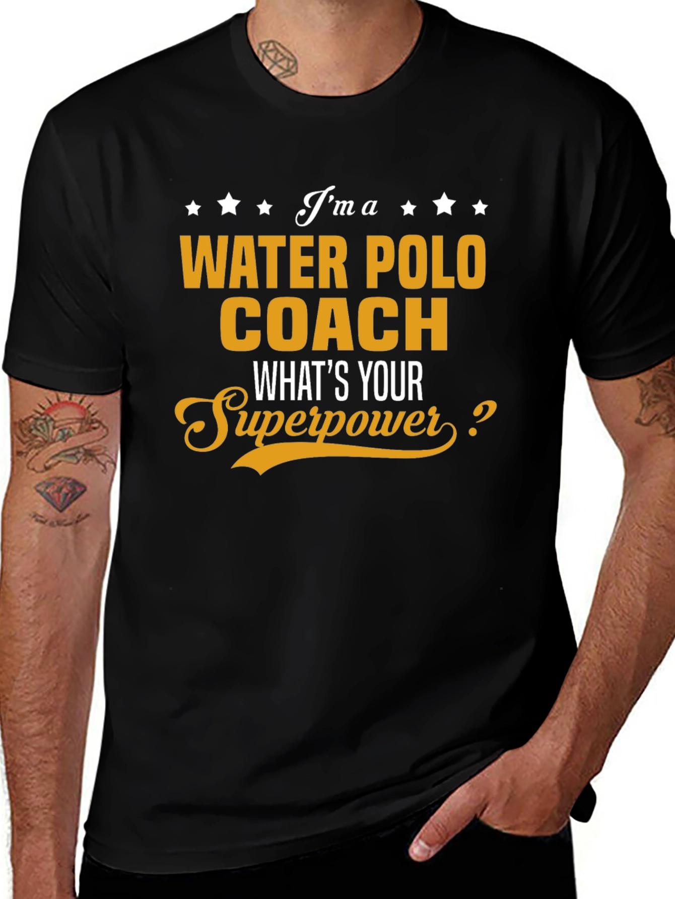 Water Polo Coach Superpower T-Shirt