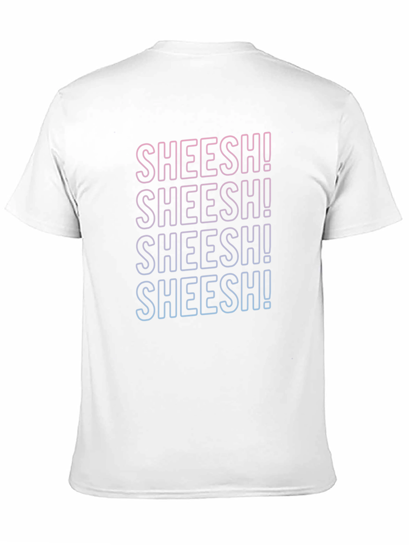 Trendy Sheesh! Graphic Tee - Casual Comfort