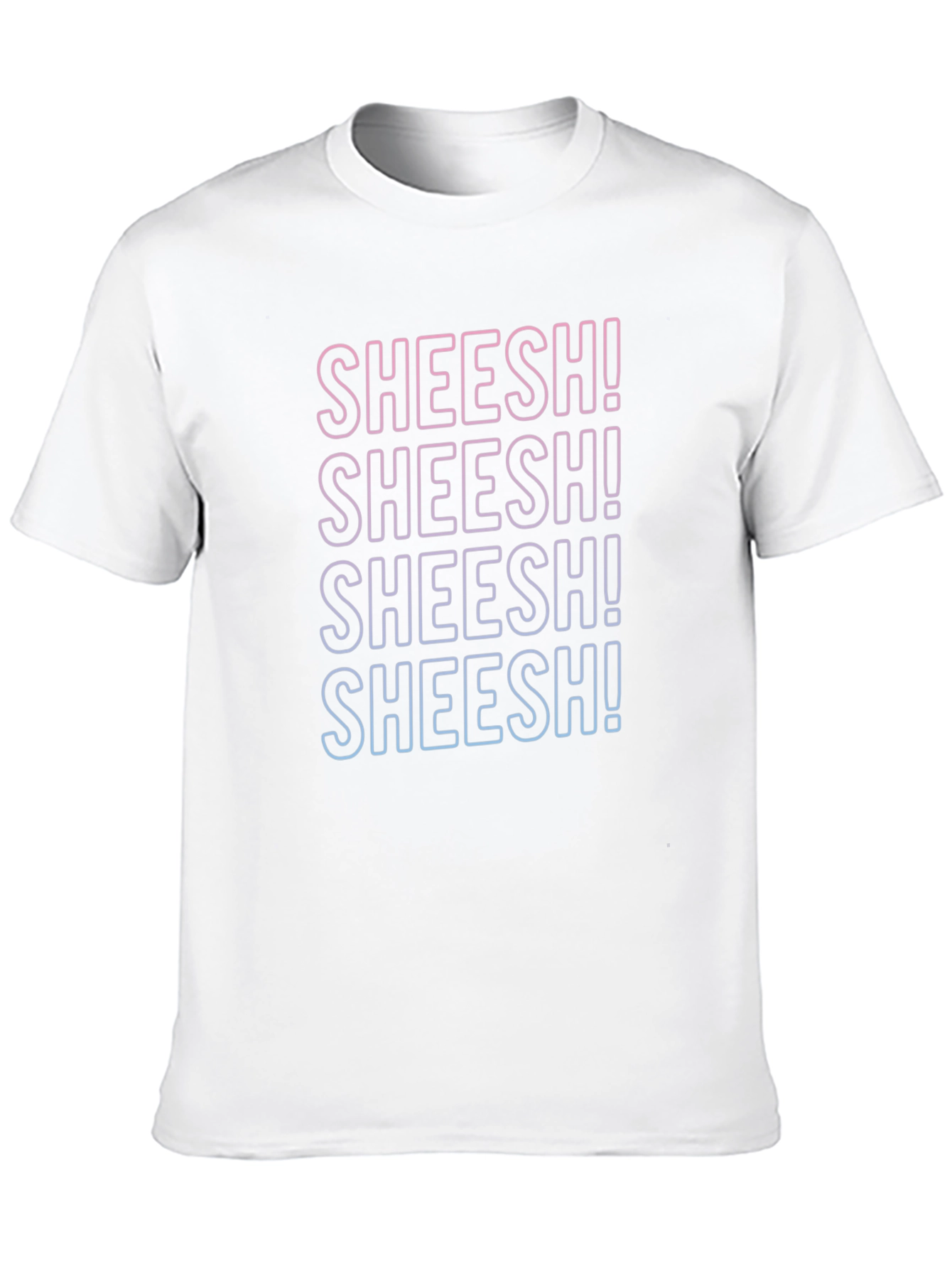 Trendy Sheesh! Graphic Tee - Casual Comfort