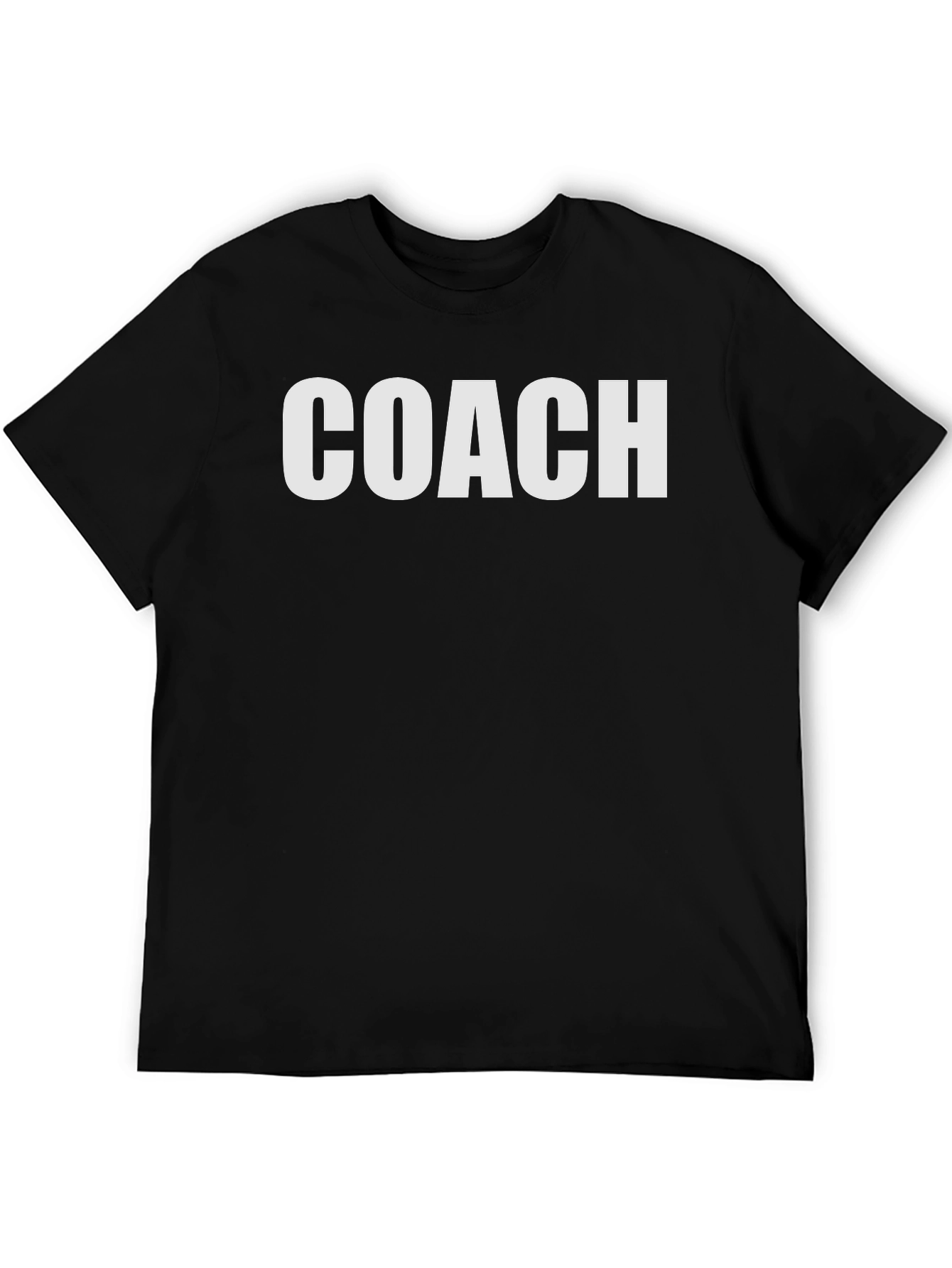 Coach Graphic T-Shirt - Black Crew Neck Tee