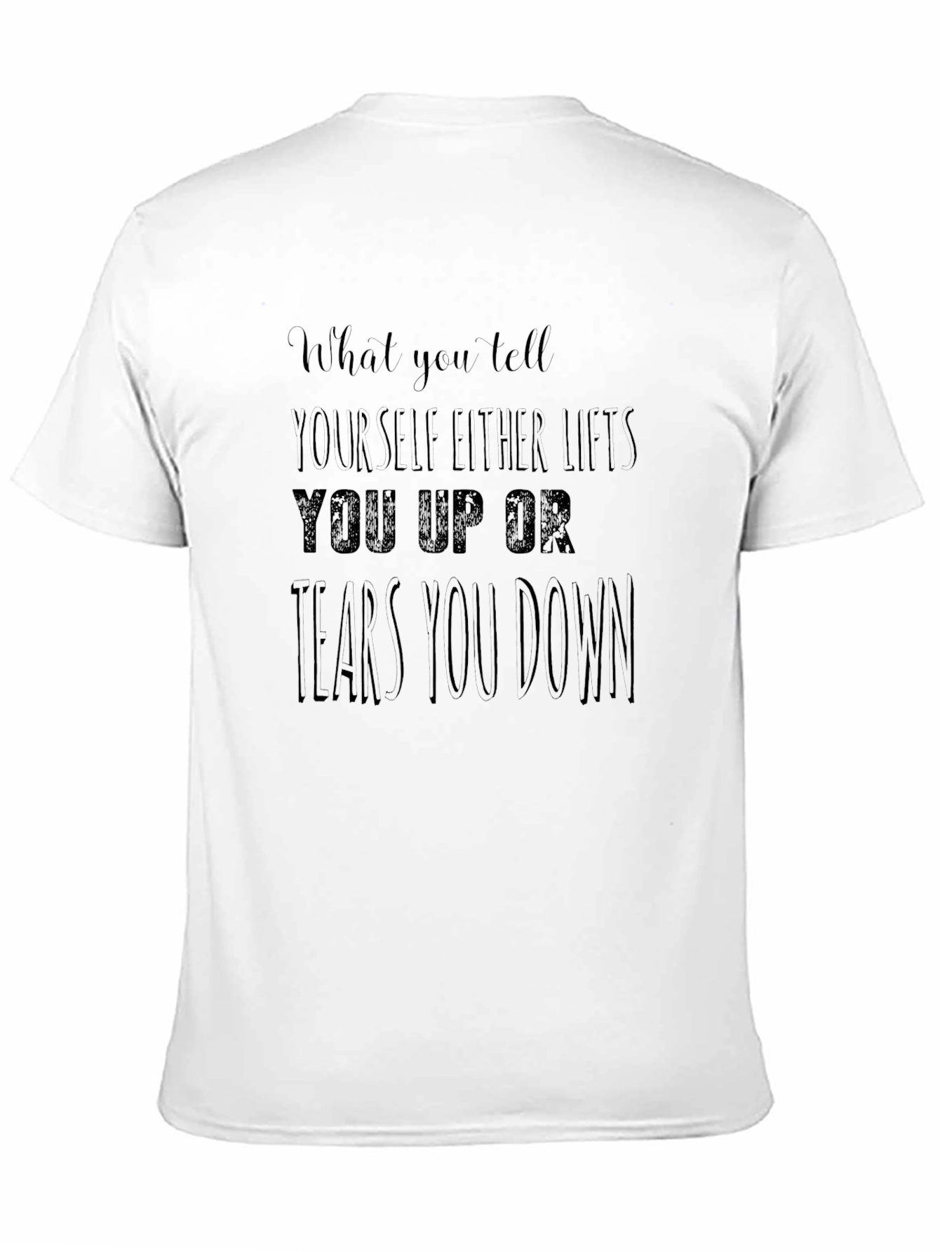 Motivational Graphic Tee - Self Talk Matters