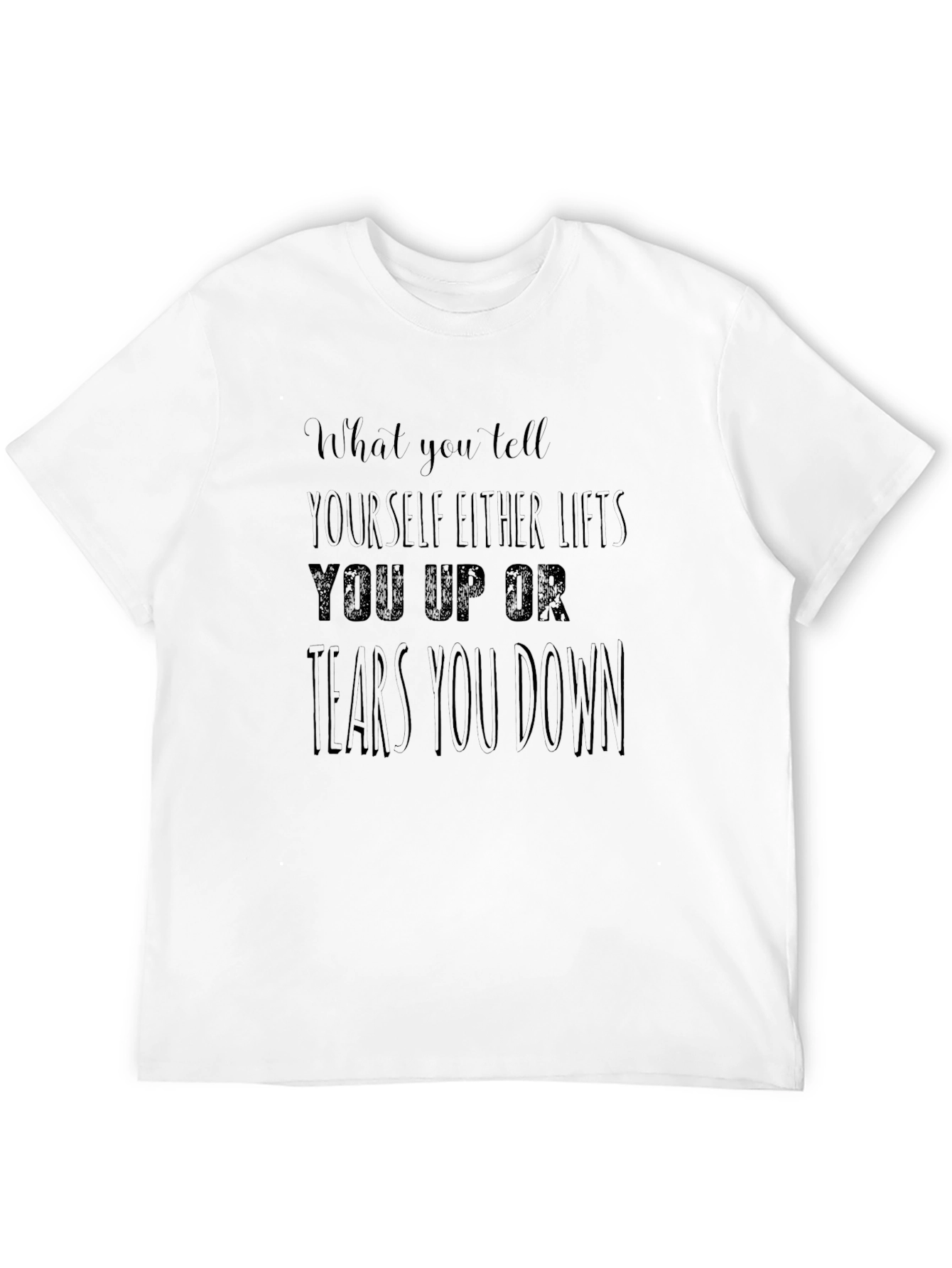 Motivational Graphic Tee - Self Talk Matters