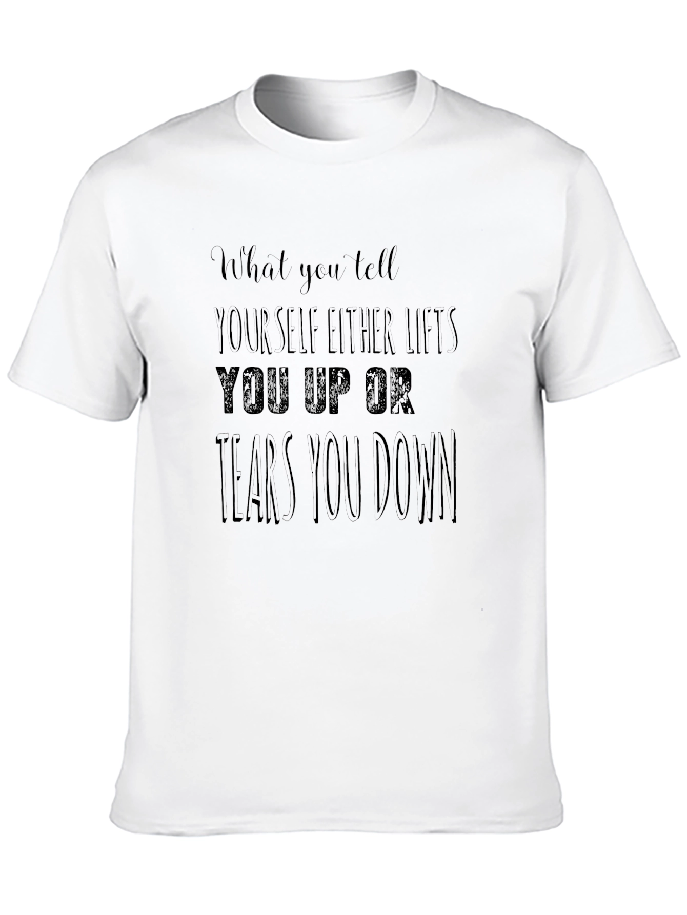 Motivational Graphic Tee - Self Talk Matters