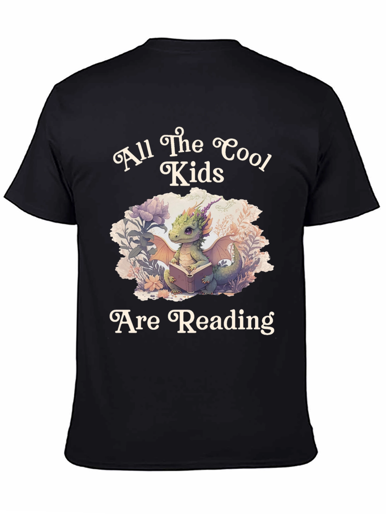 Cool Kids Read T-Shirt: Dragon Book Lover Tee
