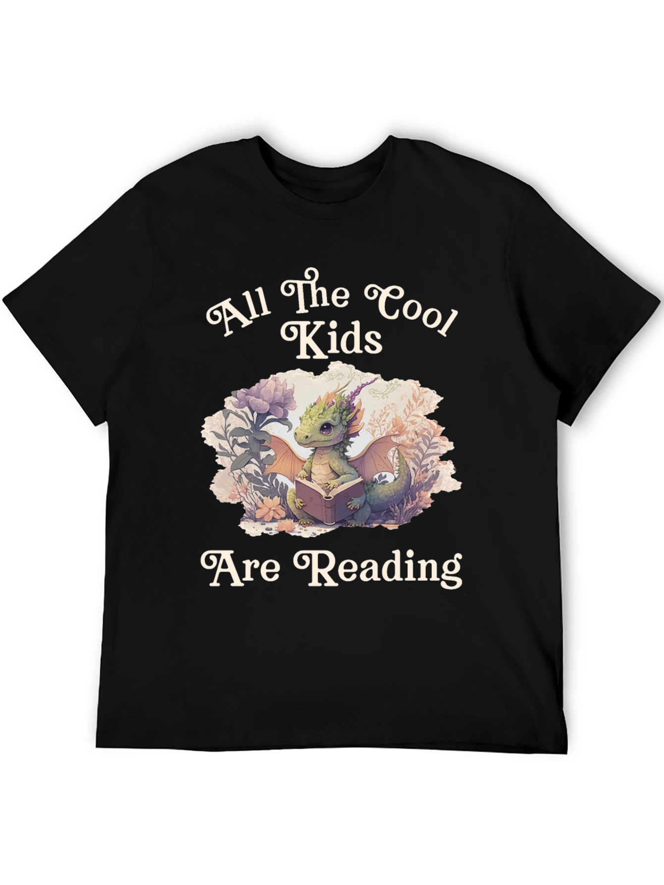Cool Kids Read T-Shirt: Dragon Book Lover Tee