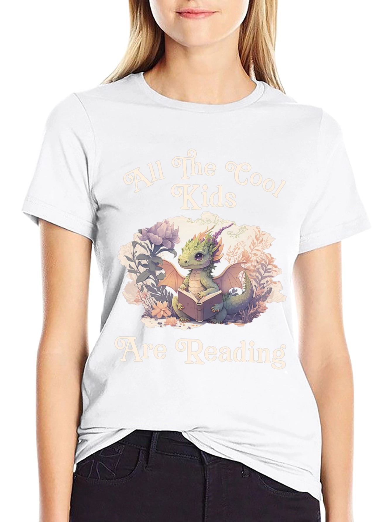 Cool Kids Read T-Shirt: Dragon Book Lover Tee