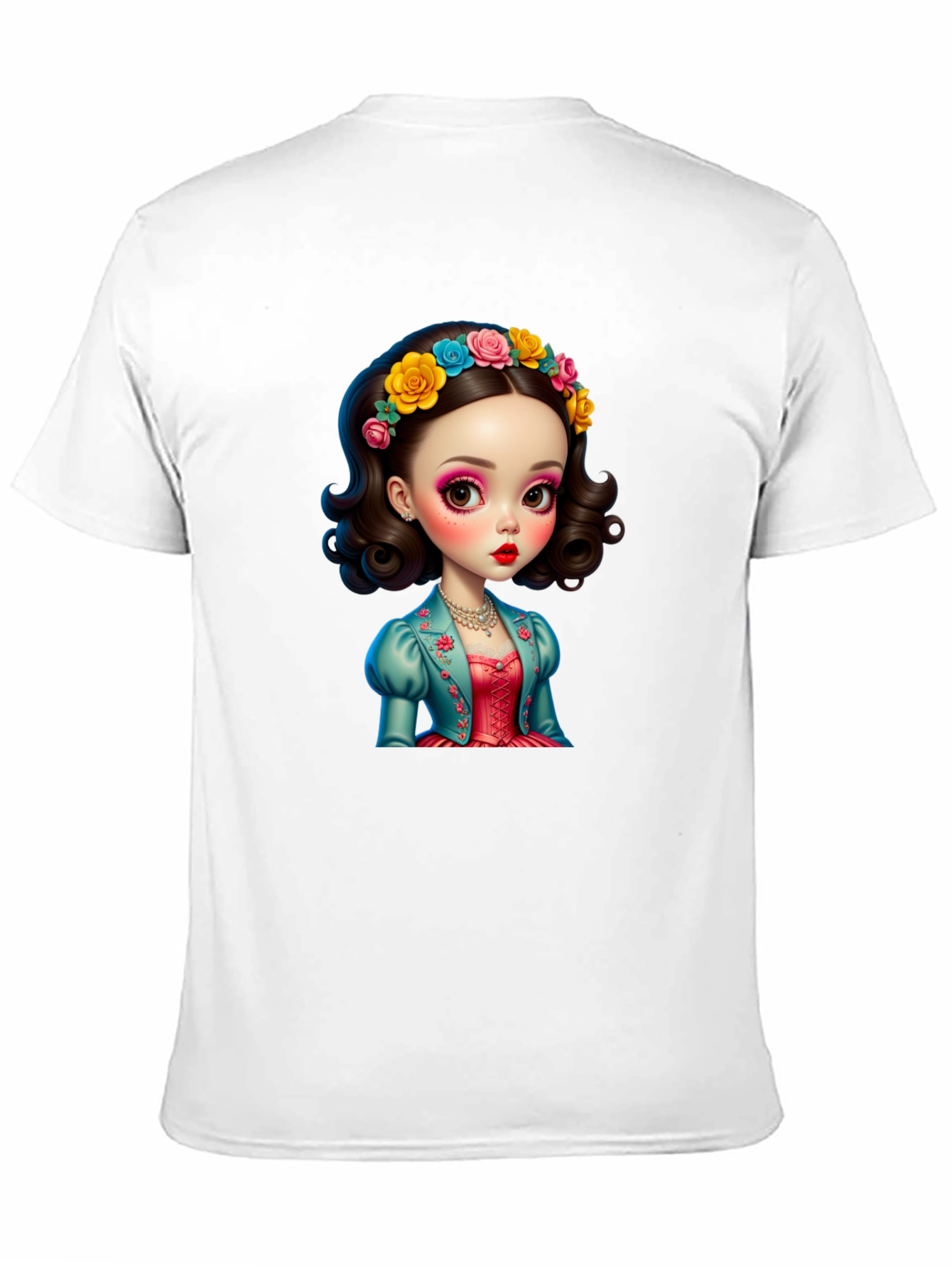 Whimsical Doll Graphic T-Shirt - Unique Design