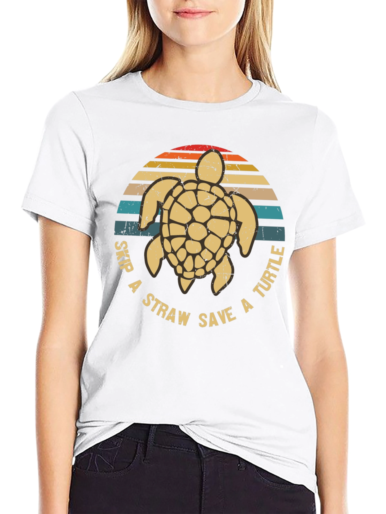 Save a Turtle Tee - Skip a Straw T-Shirt
