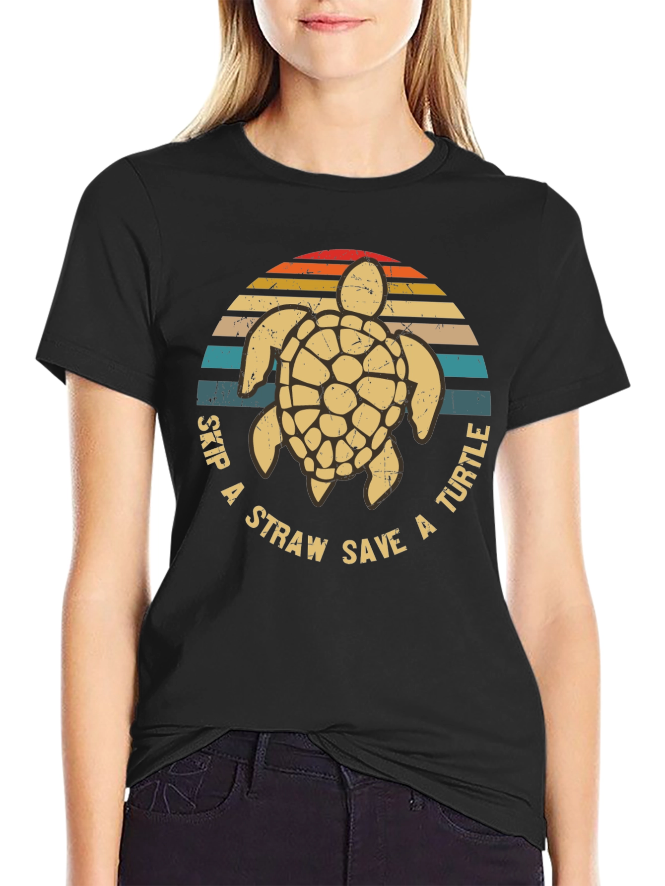 Save a Turtle Tee - Skip a Straw T-Shirt