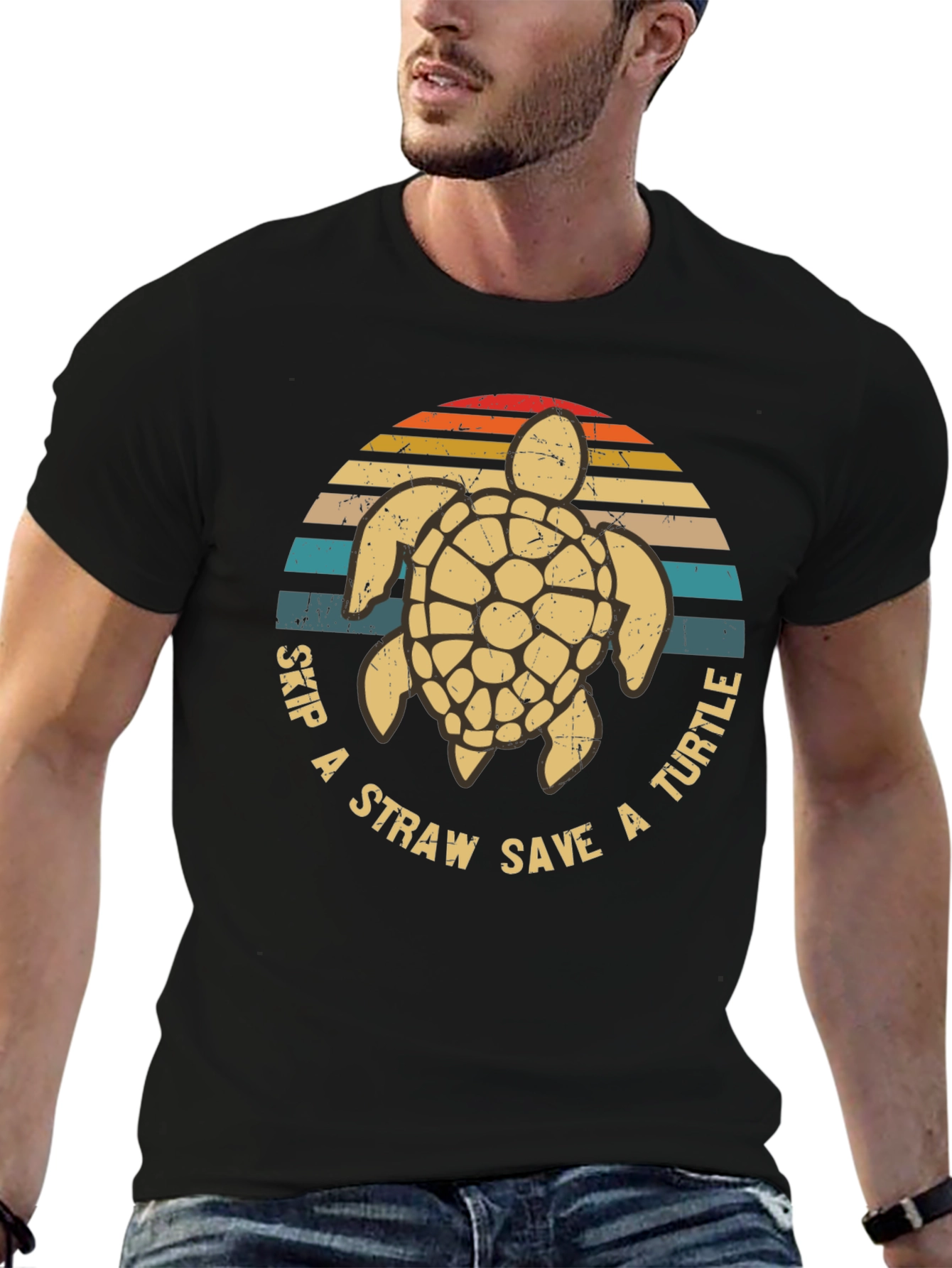 Save a Turtle Tee - Skip a Straw T-Shirt