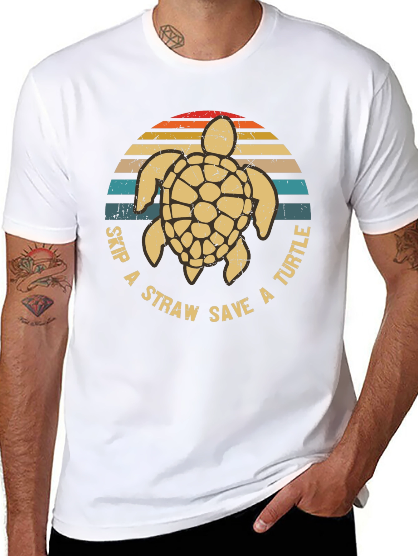 Save a Turtle Tee - Skip a Straw T-Shirt