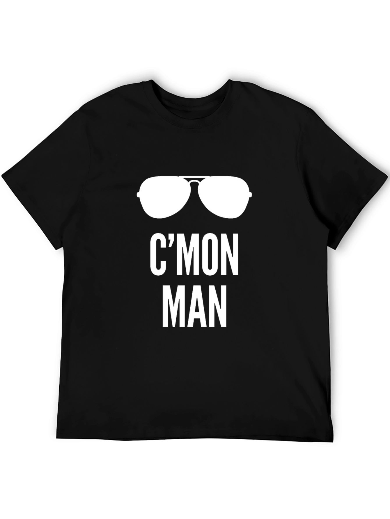 Cmon Man T-Shirt - Aviator Sunglasses Graphic Tee