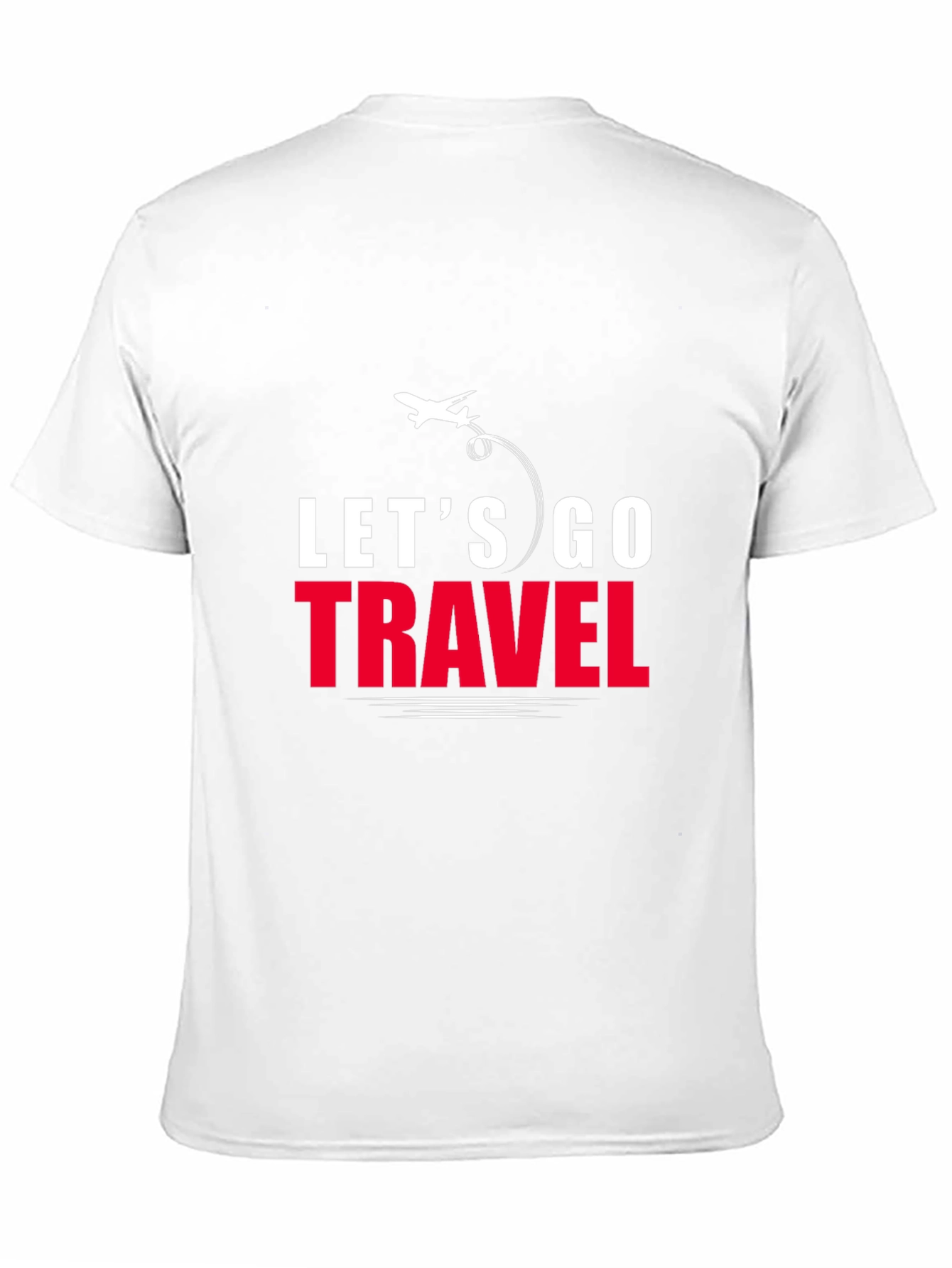 Lets Go Travel T-Shirt | Stylish Airplane Graphic Tee