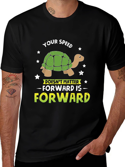 Your Speed Doesnt Matter Turtle Graphic T-Shirt