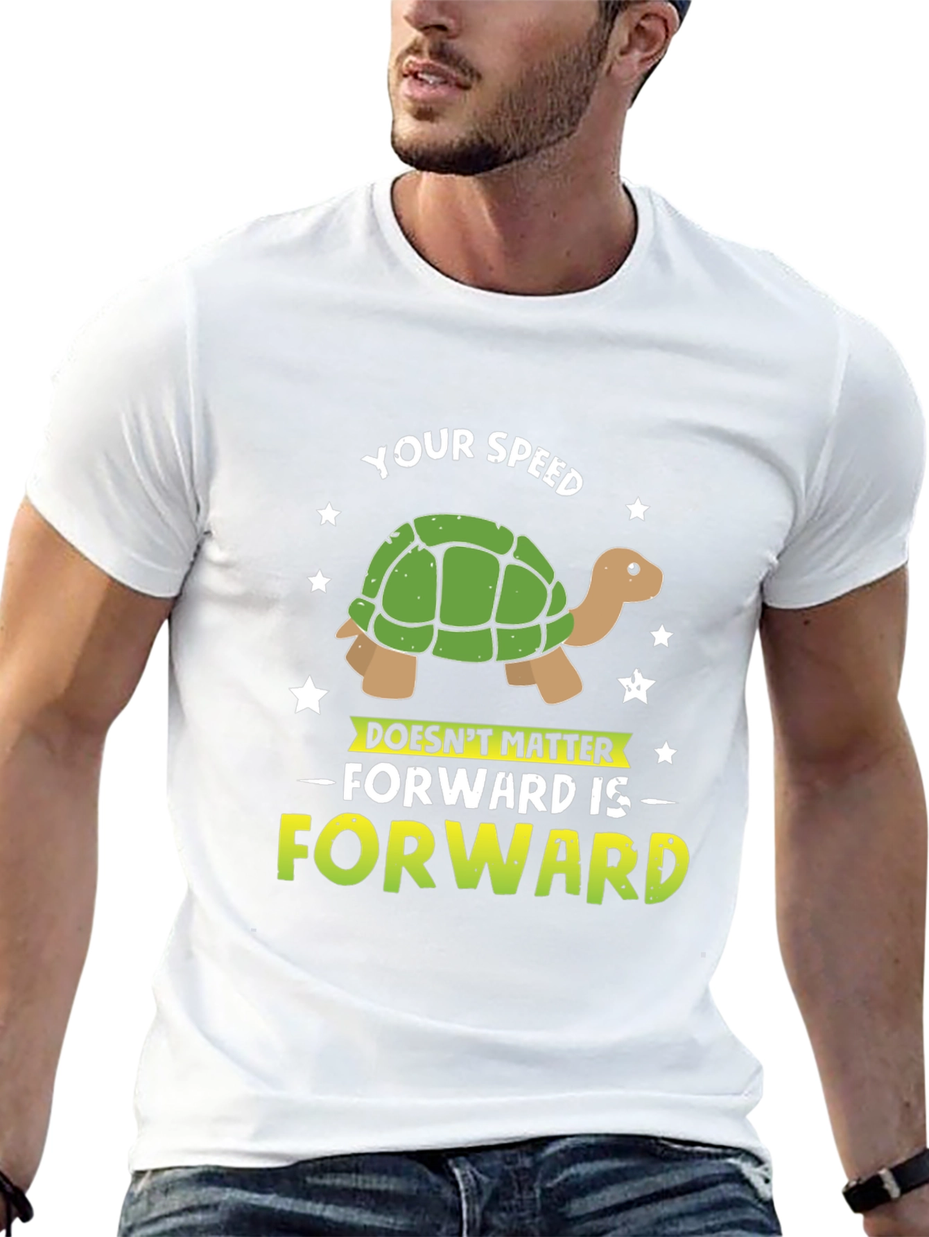 Your Speed Doesnt Matter Turtle Graphic T-Shirt