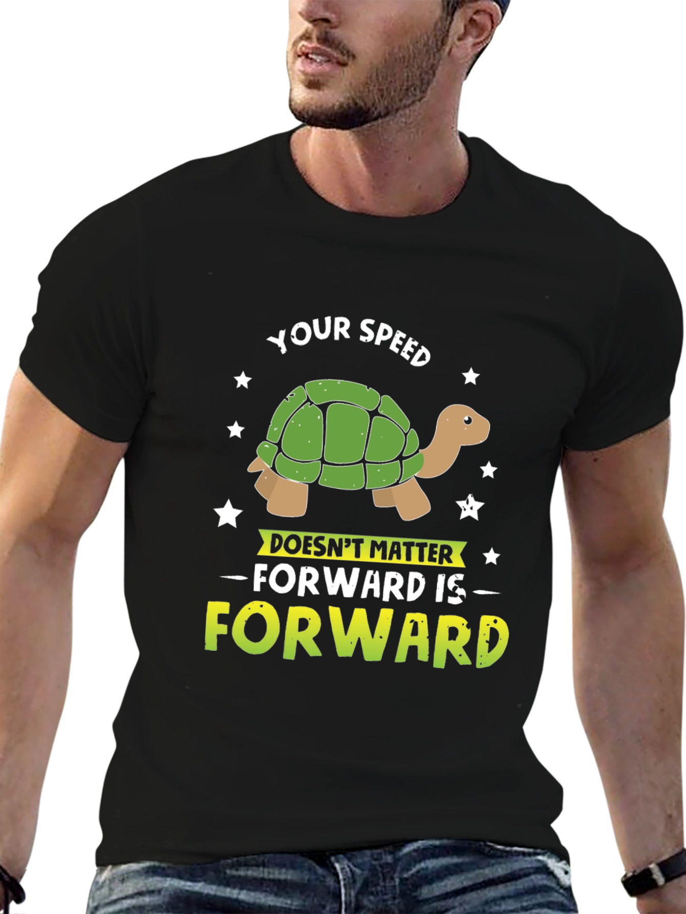 Your Speed Doesnt Matter Turtle Graphic T-Shirt