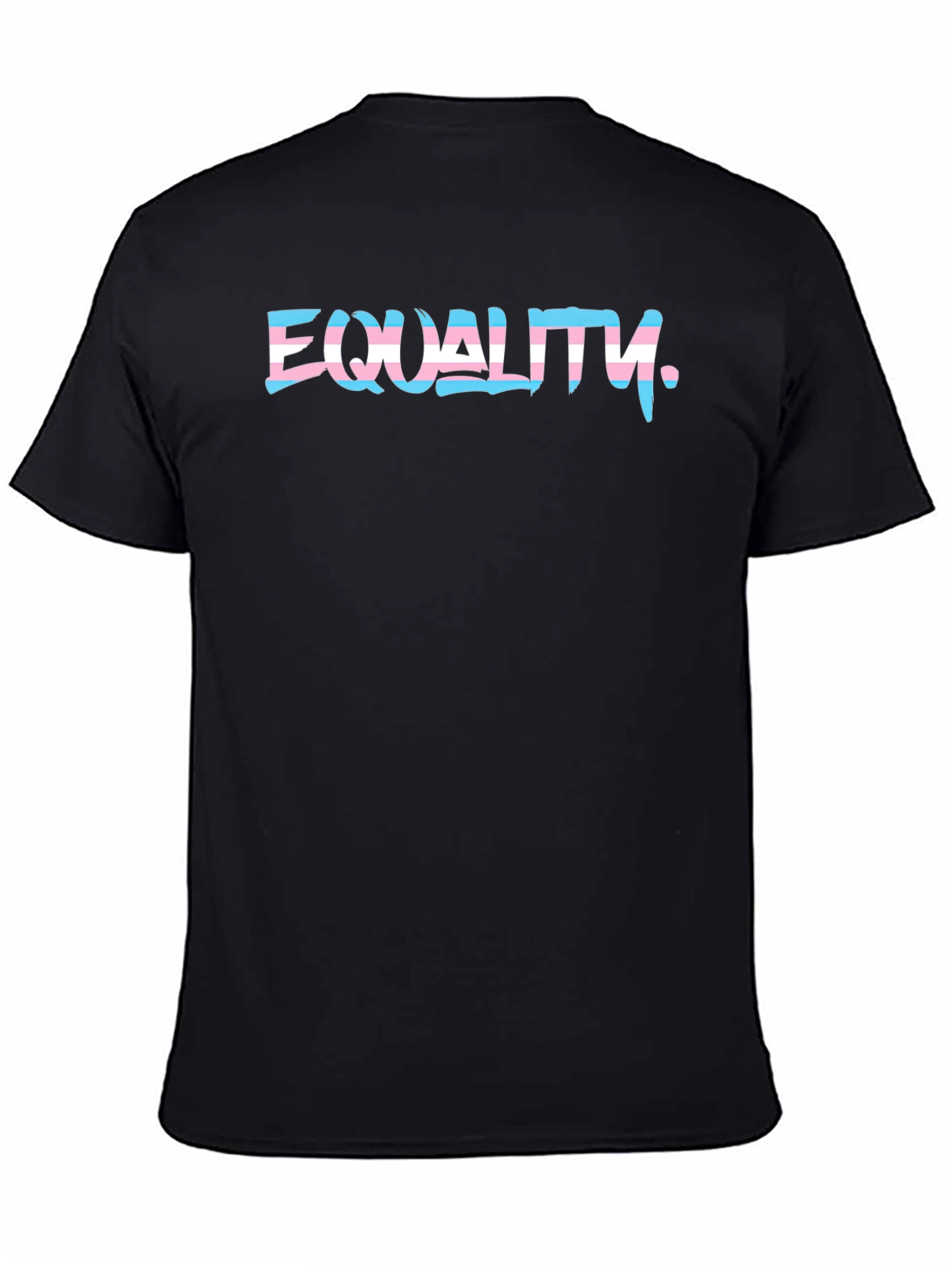 Equality Transgender Pride Black T-Shirt