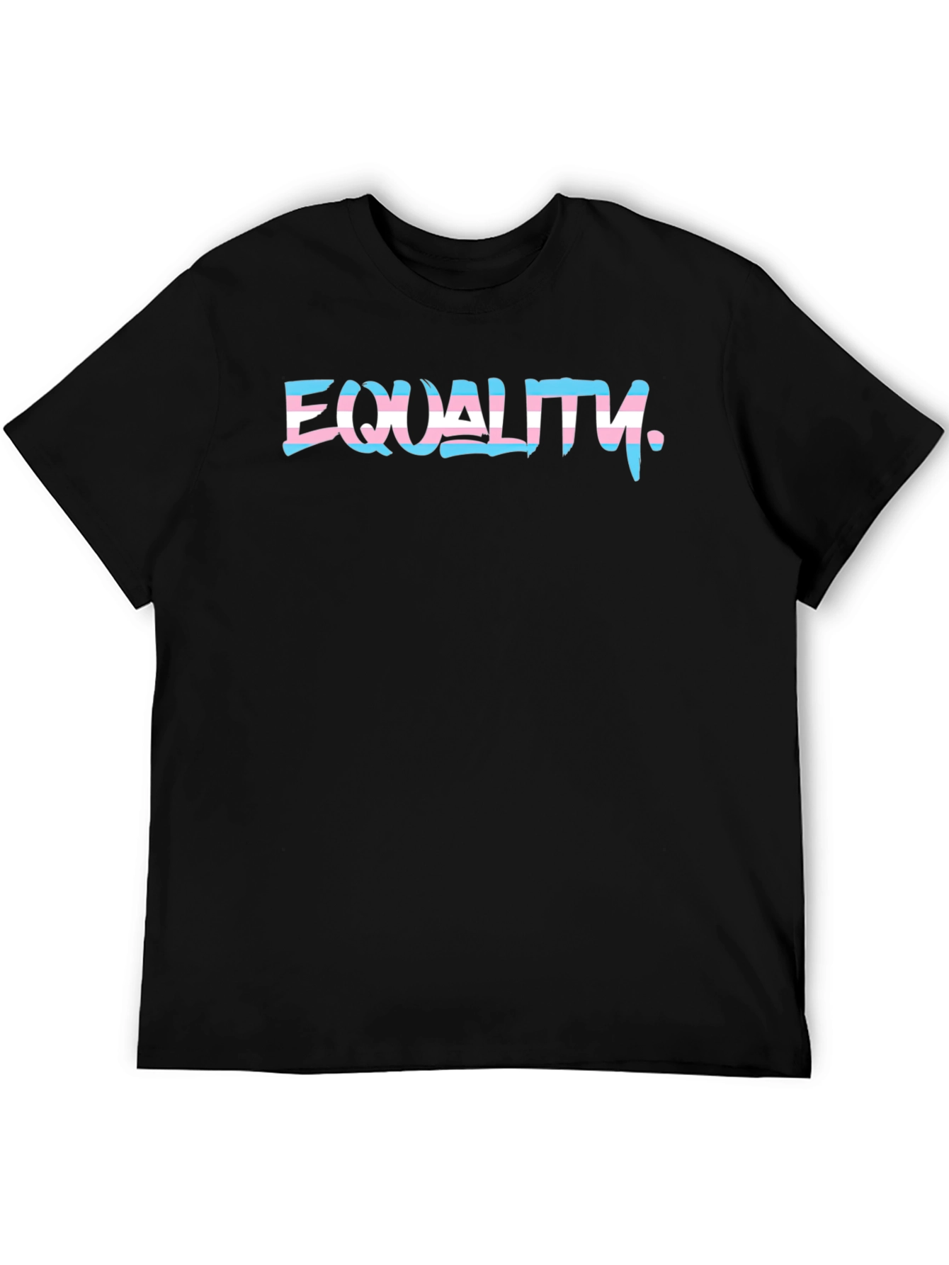 Equality Transgender Pride Black T-Shirt