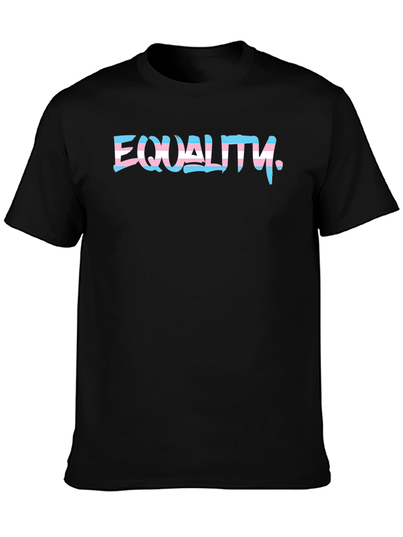 Equality Transgender Pride Black T-Shirt