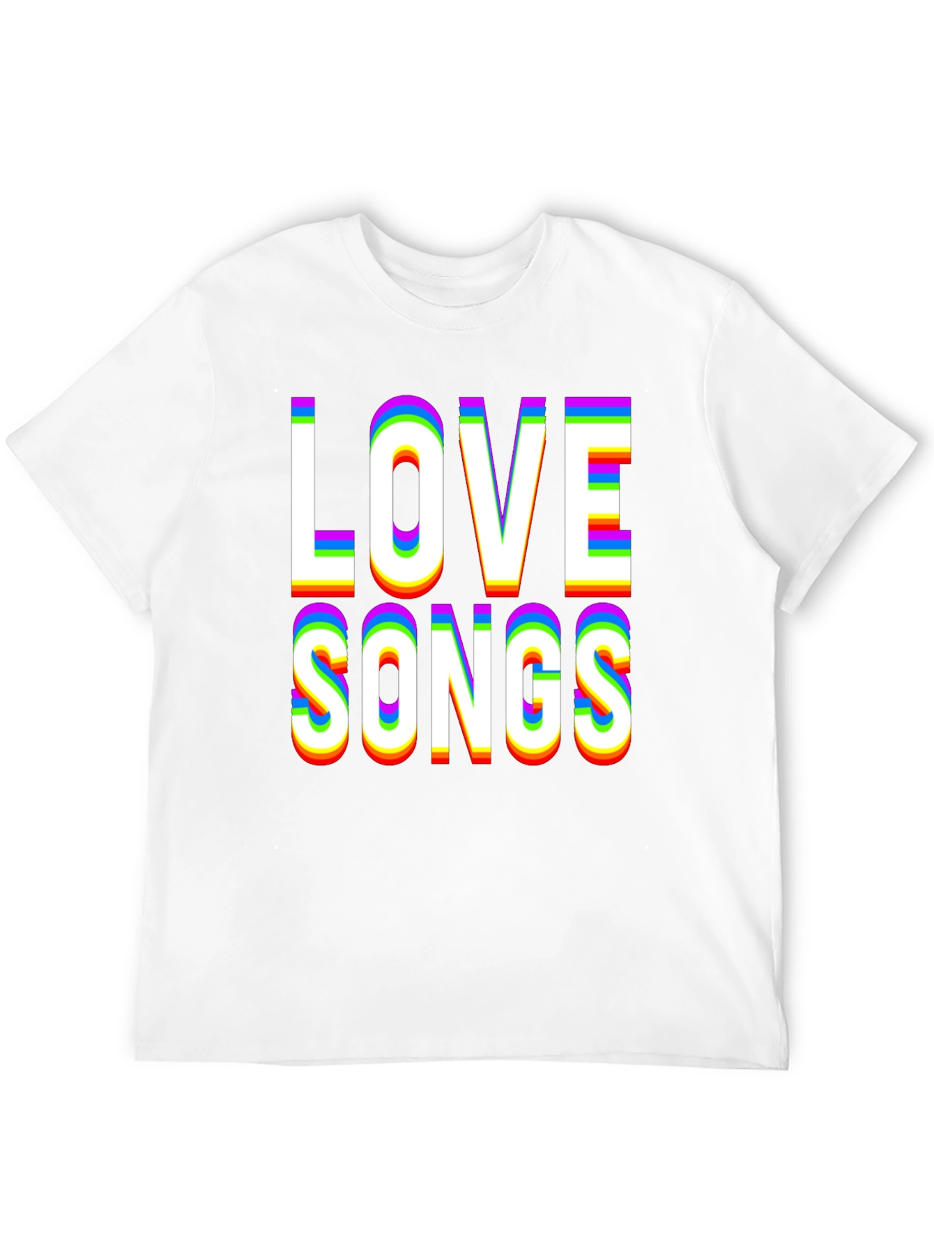 Love Songs Graphic Print Black T-Shirt