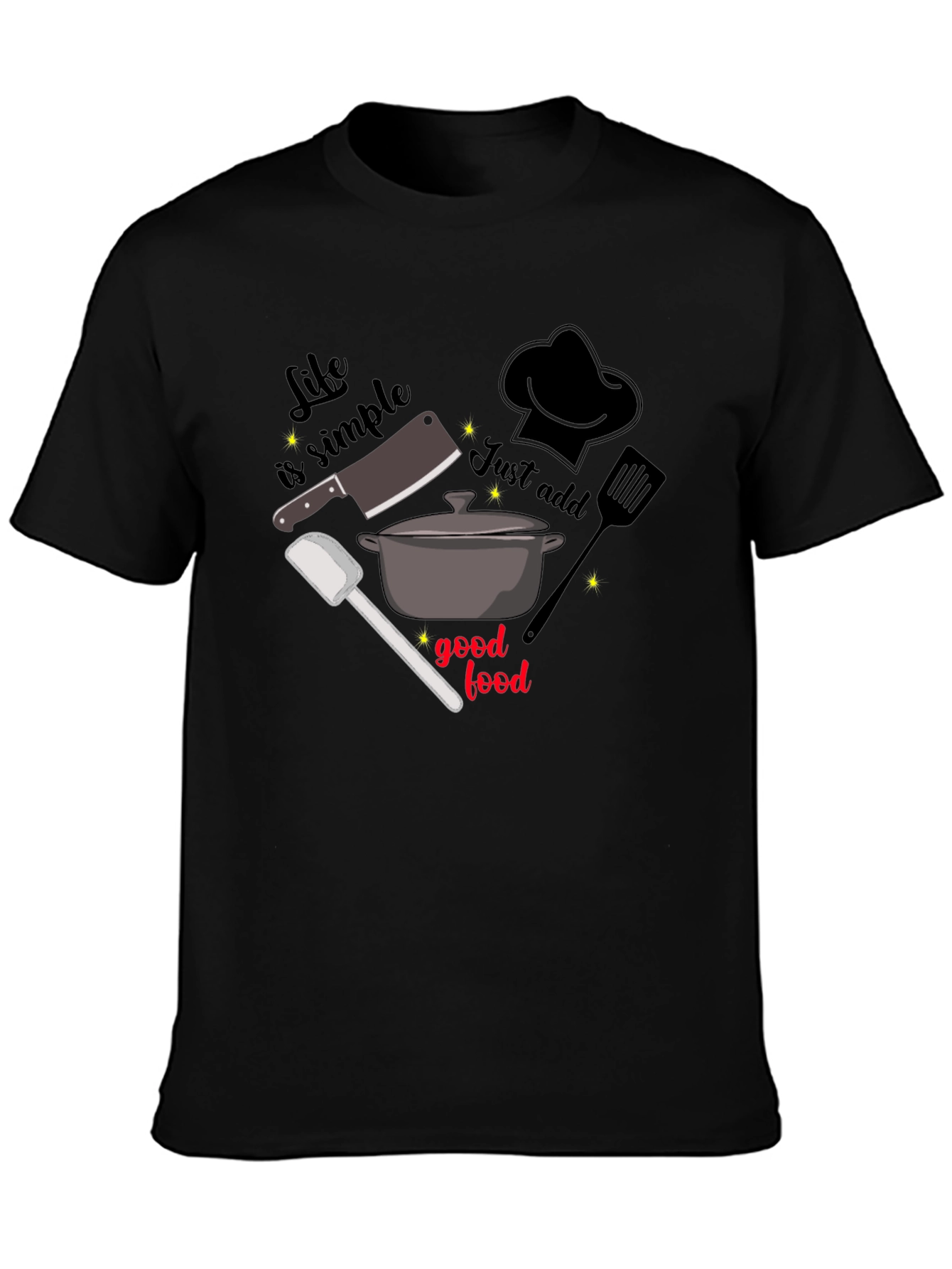Life is Simple Foodie T-Shirt