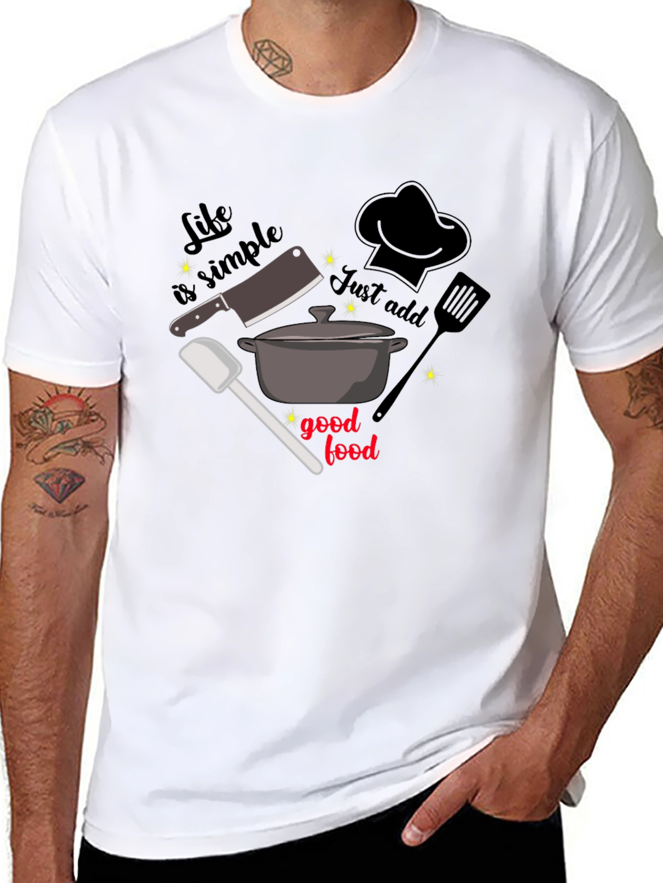 Life is Simple Foodie T-Shirt