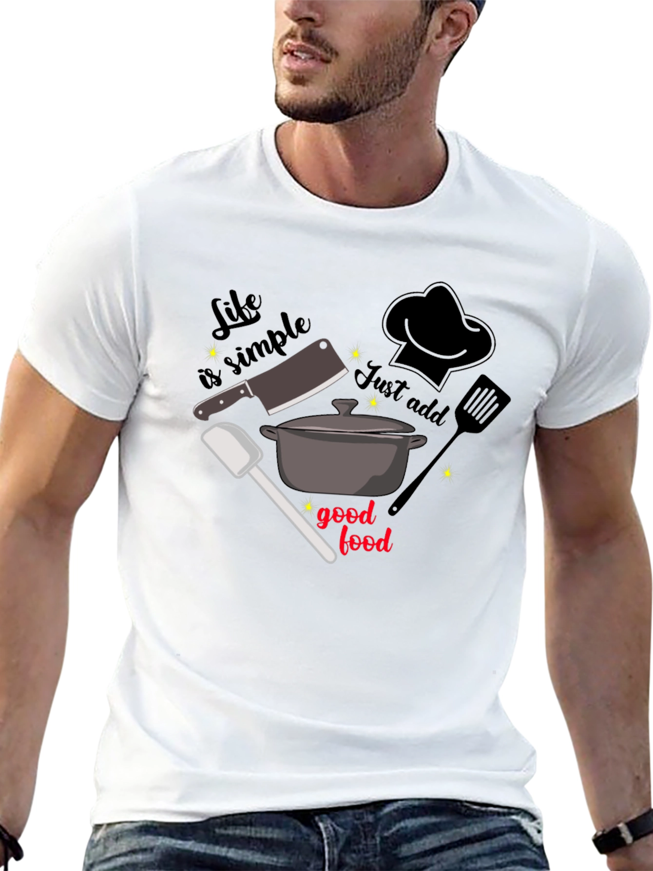 Life is Simple Foodie T-Shirt