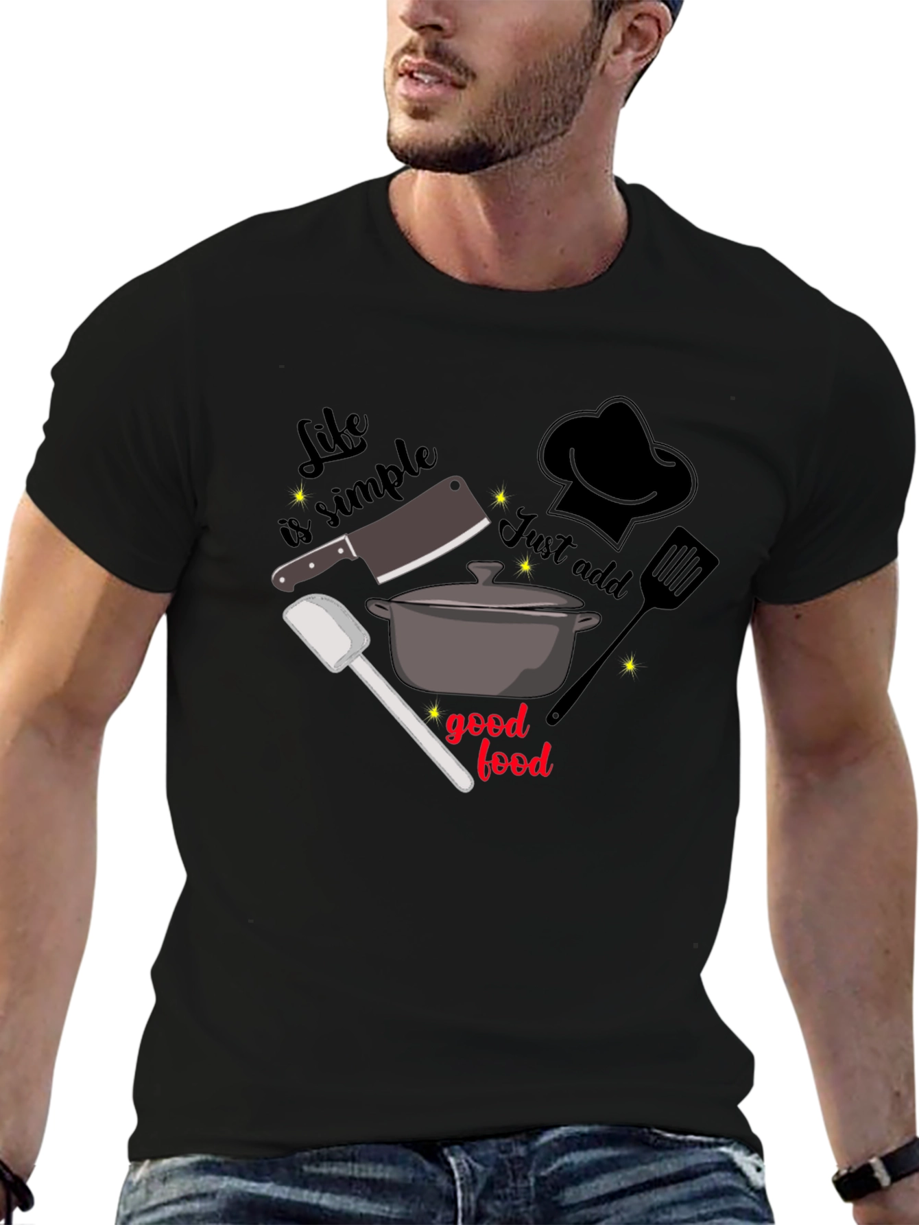 Life is Simple Foodie T-Shirt