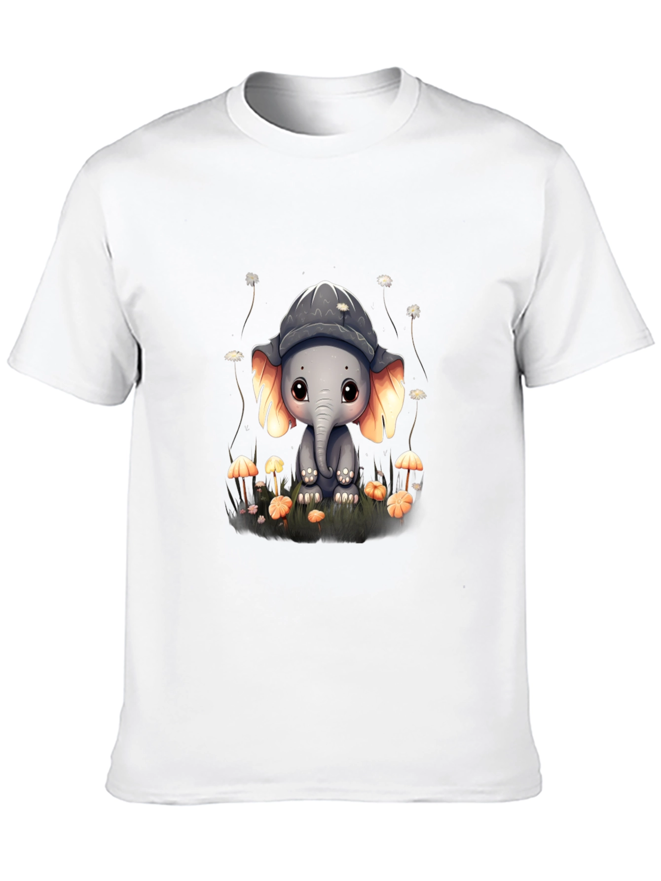 Elephant & Mushroom Graphic Tee