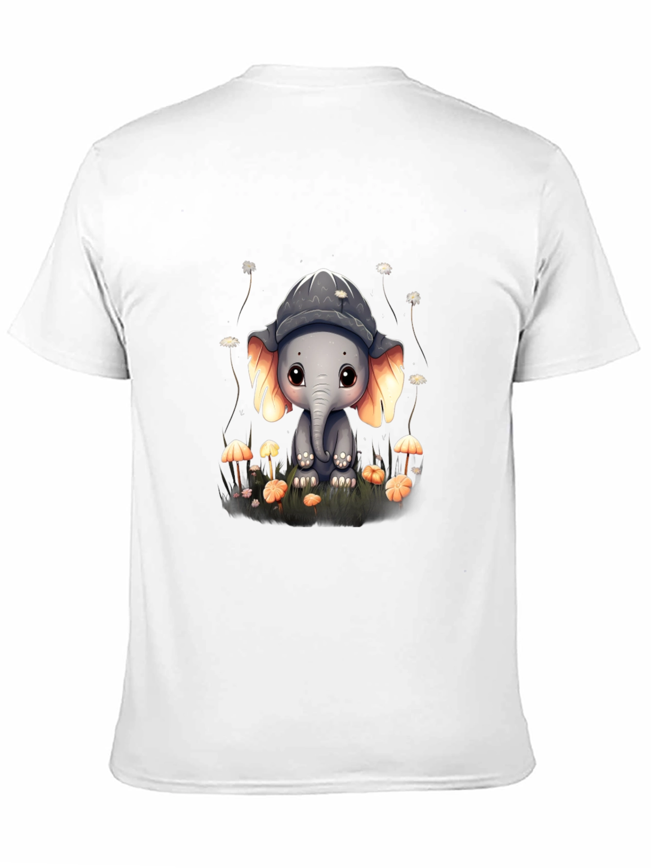 Elephant & Mushroom Graphic Tee