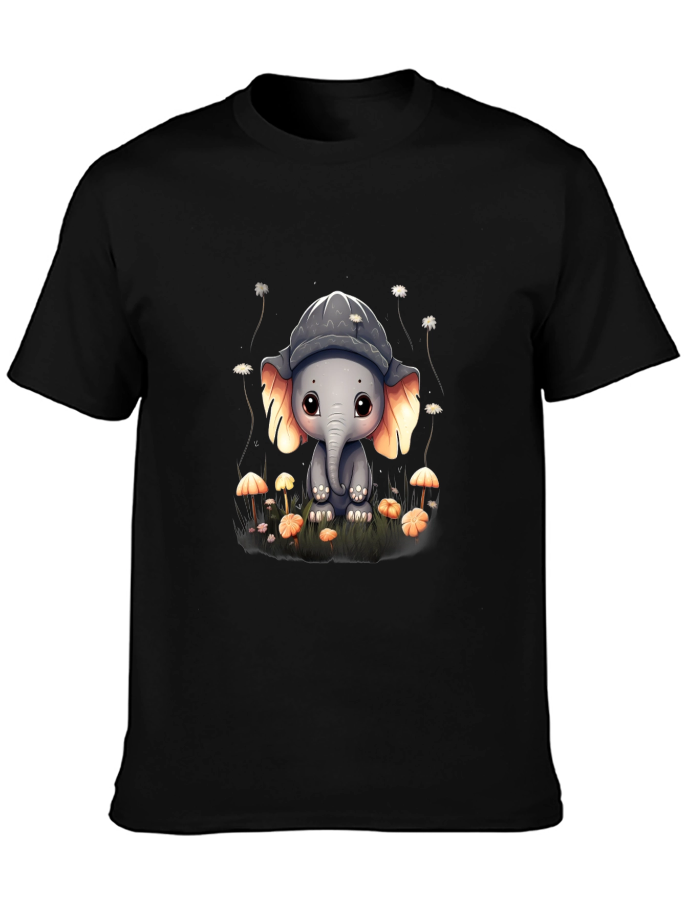 Elephant & Mushroom Graphic Tee