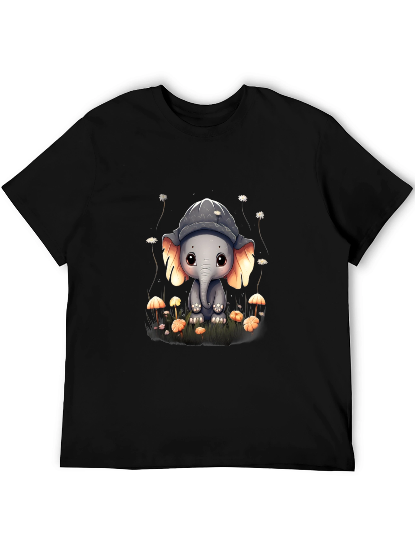 Elephant & Mushroom Graphic Tee