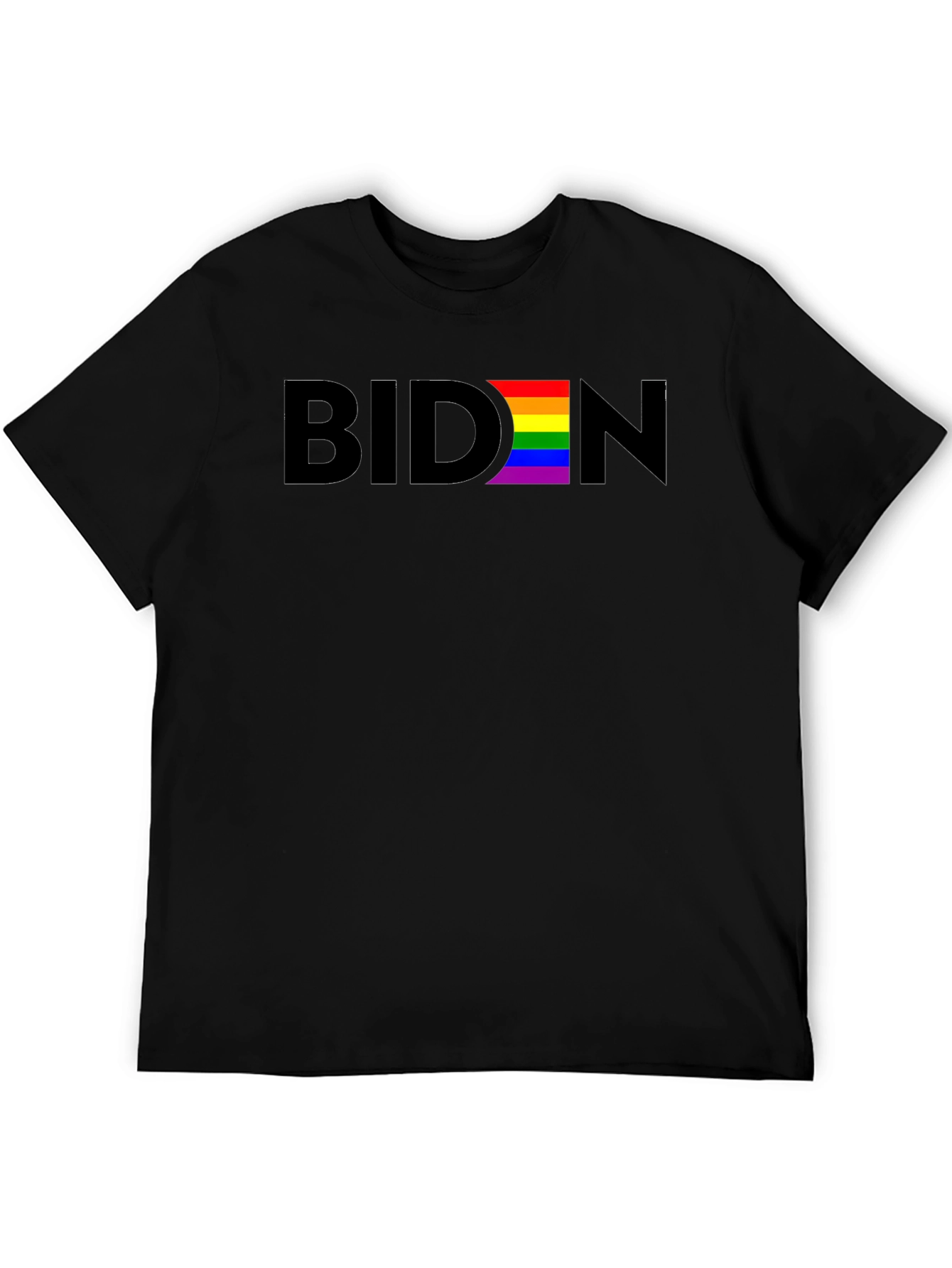 Biden Pride LGBTQ+ T-Shirt - Black