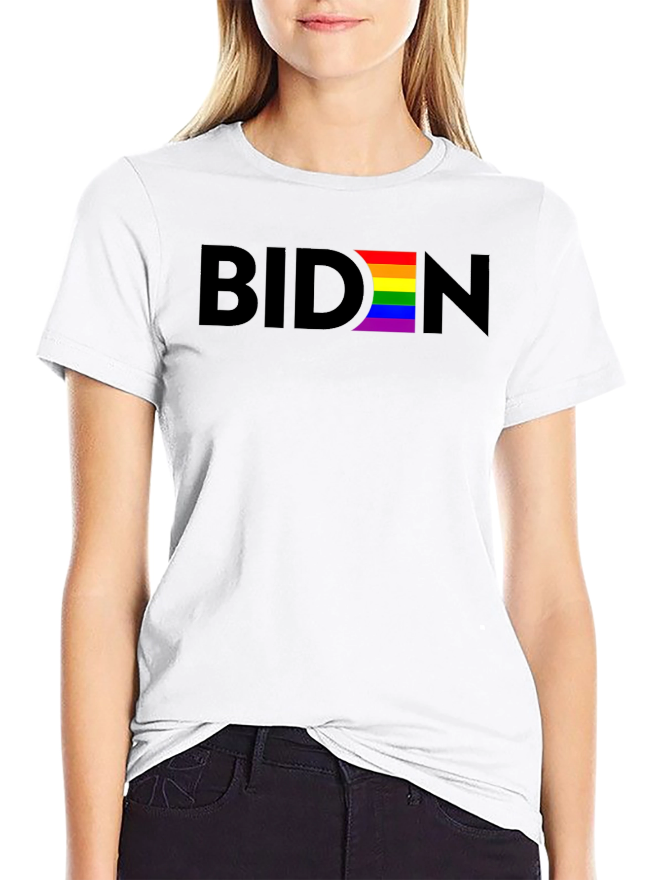 Biden Pride LGBTQ+ T-Shirt - Black