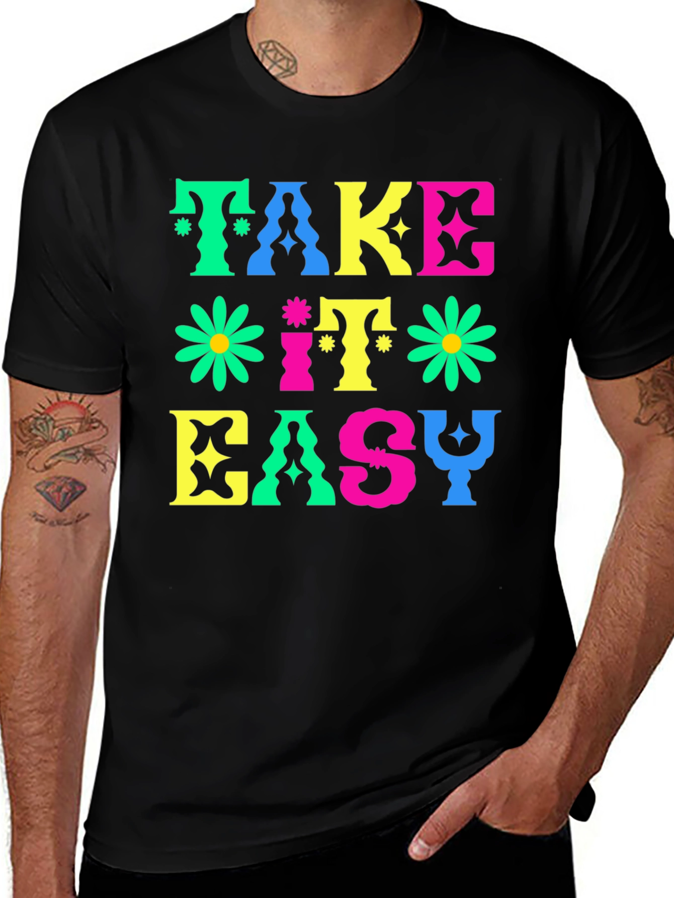 Retro Take It Easy Graphic T-Shirt
